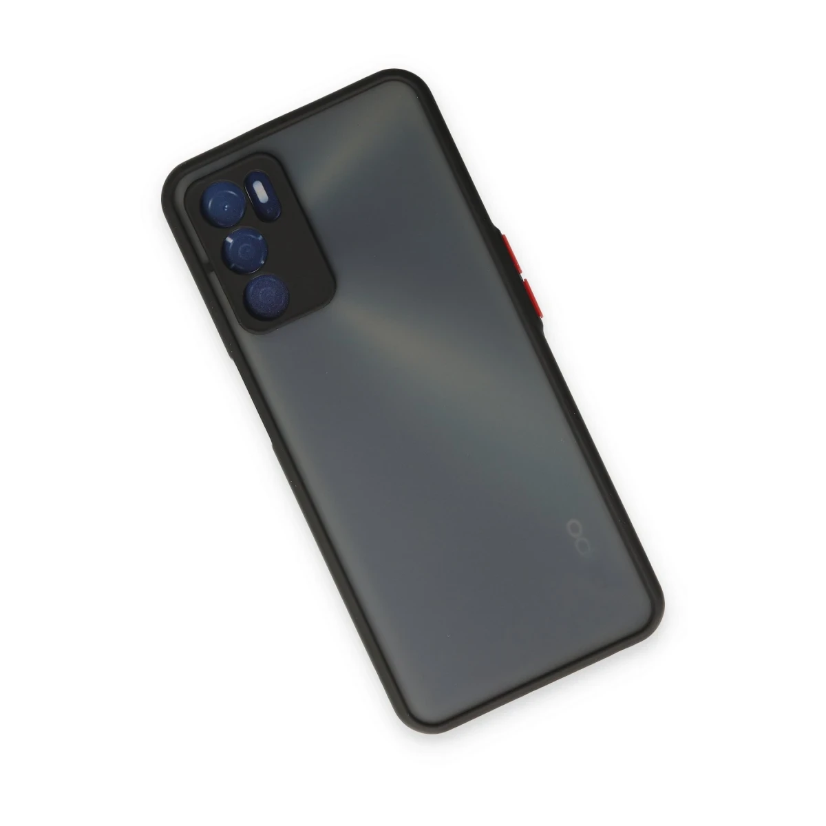 Newface Oppo A16 Kılıf Montreal Silikon Kapak - Siyah — görsel 6