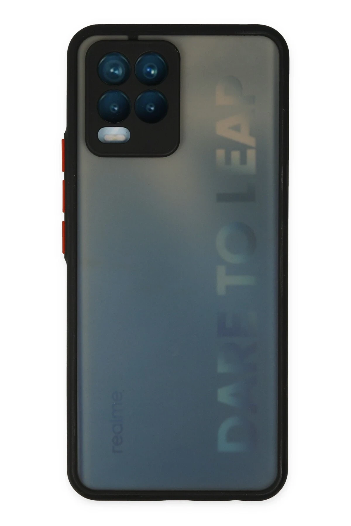 Newface Realme 8 Kılıf Montreal Silikon Kapak - Siyah