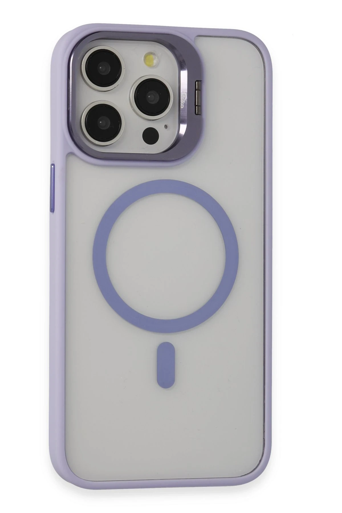 Joko iPhone 15 Pro Kılıf Roblox Lens Magsafe Standlı Kapak - Lila