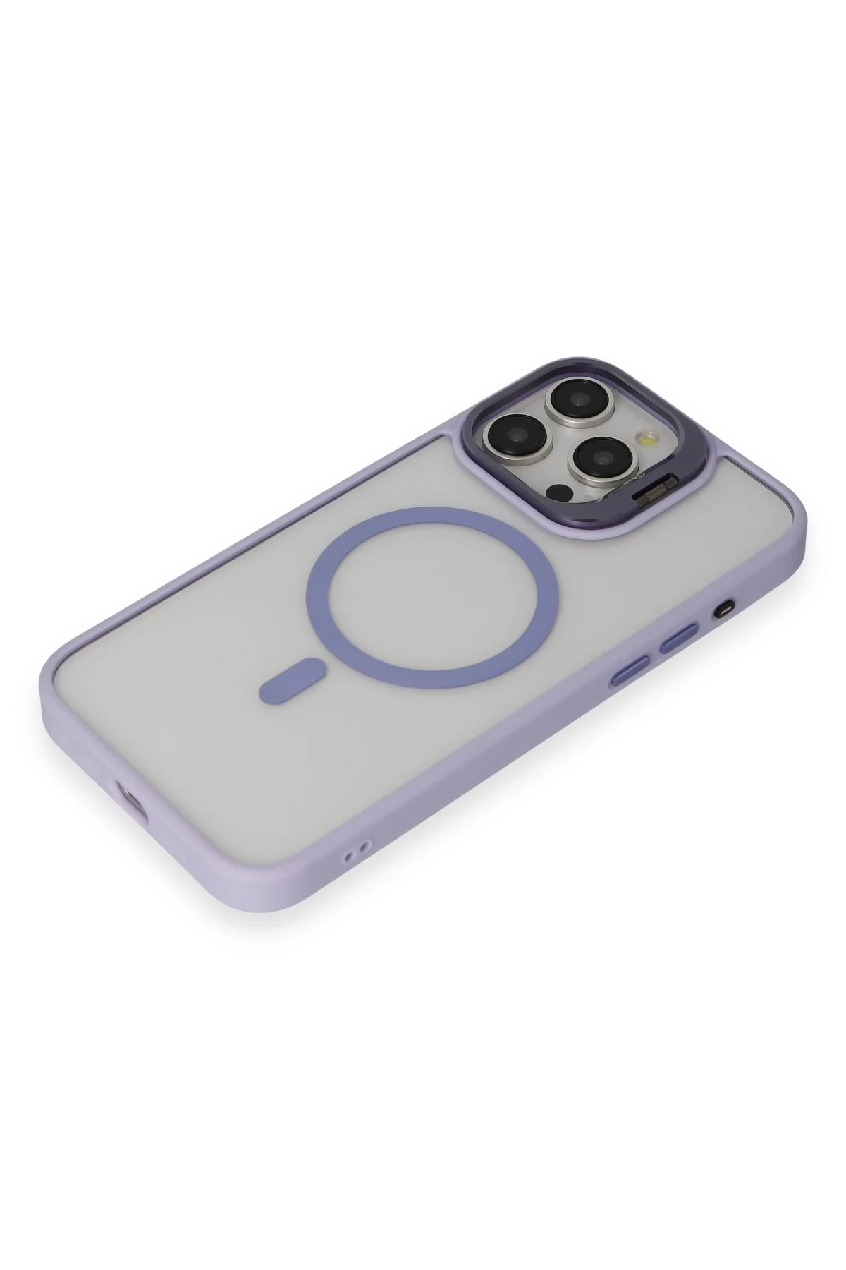 Joko iPhone 15 Pro Kılıf Roblox Lens Magsafe Standlı Kapak - Lila
