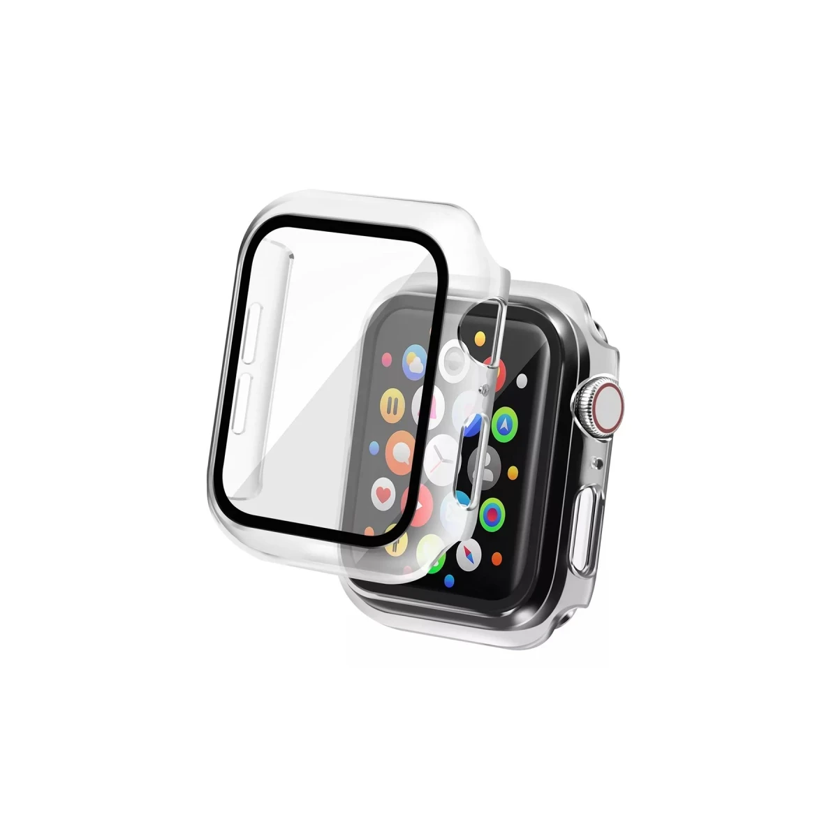 Newface Apple Watch Ultra 49mm Camlı Kasa Ekran Koruyucu - Şeffaf — görsel 2