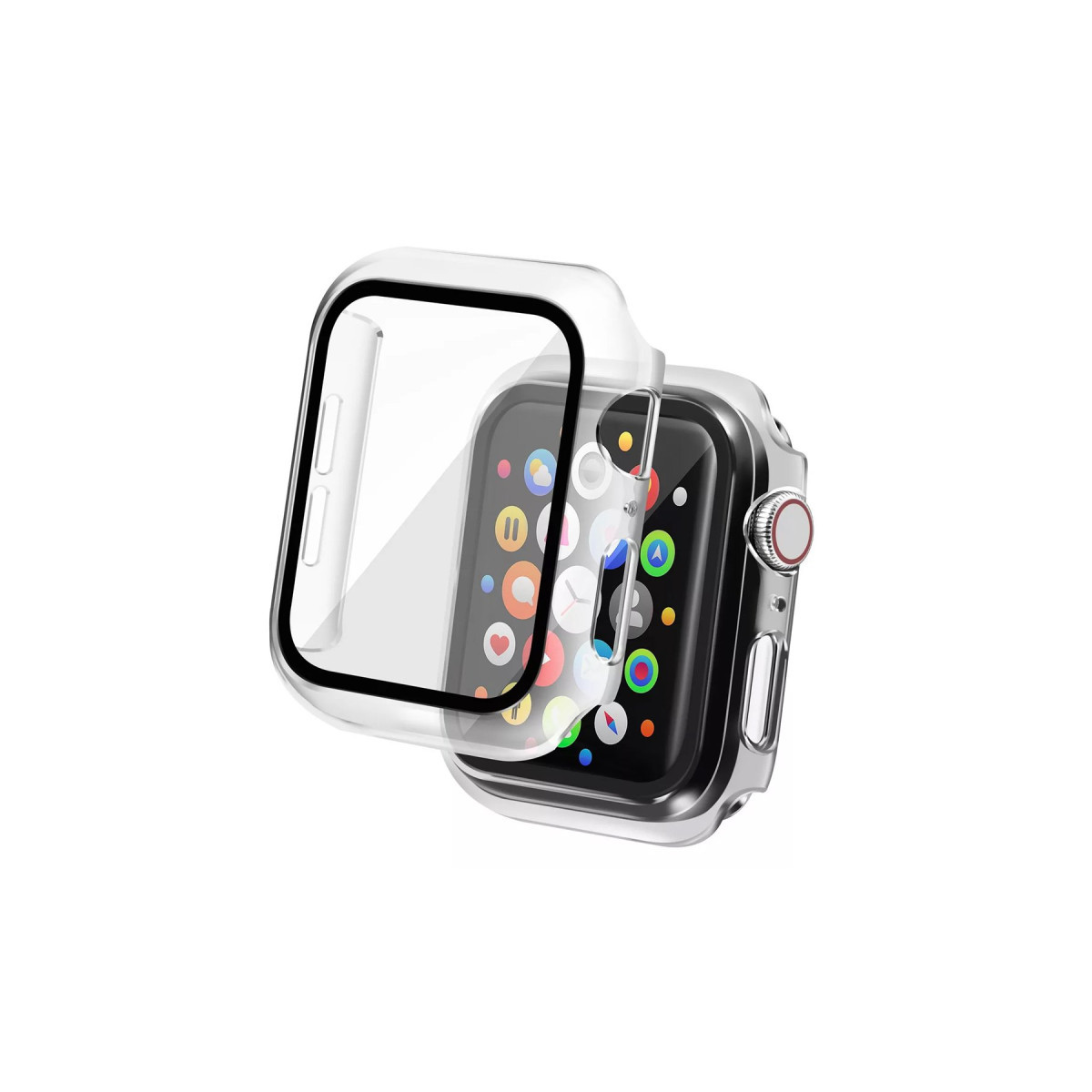 Newface Apple Watch Ultra 49mm Camlı Kasa Ekran Koruyucu - Şeffaf — görsel 3