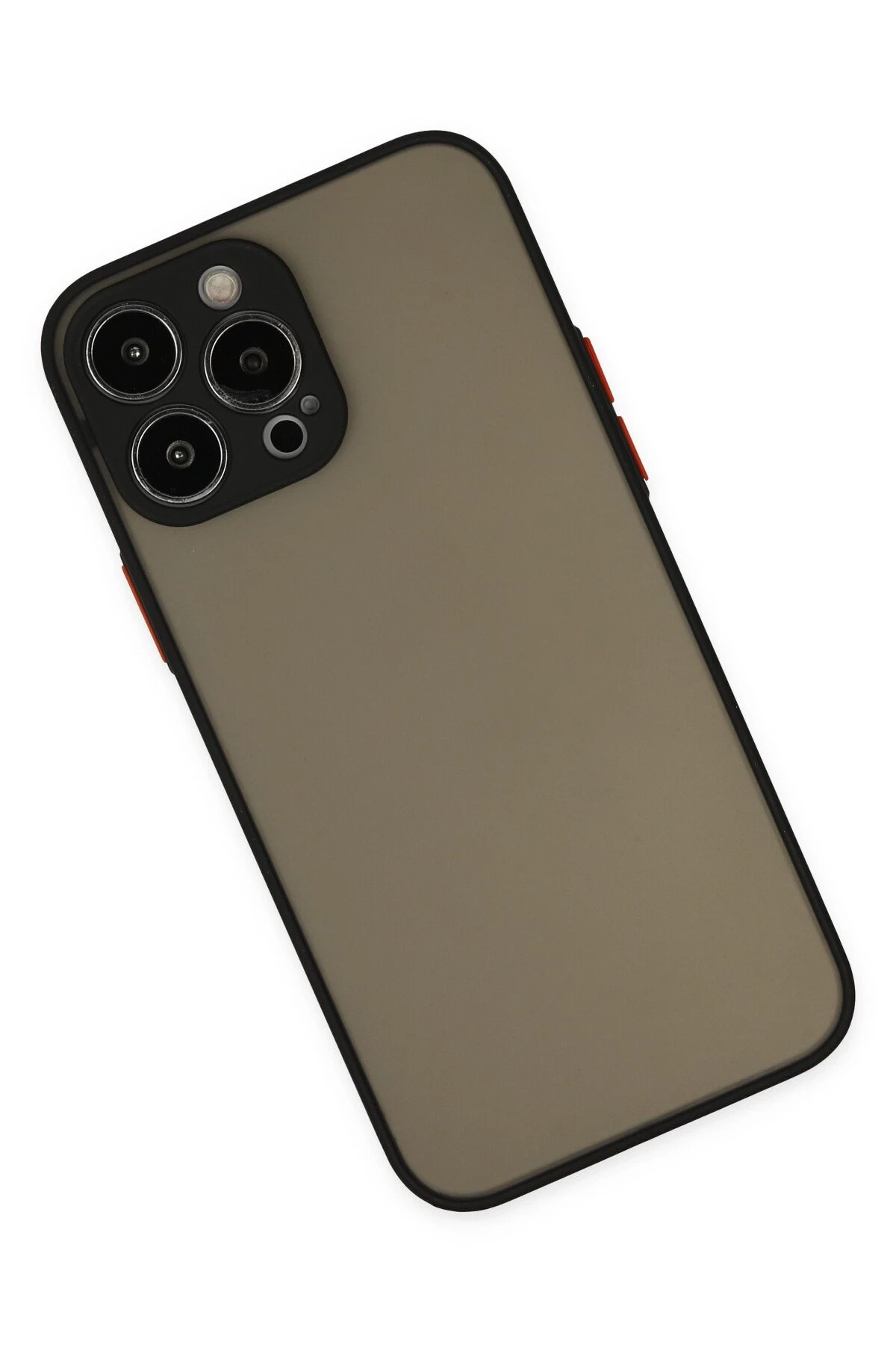Newface iPhone 13 Pro Kılıf Montreal Silikon Kapak - Siyah