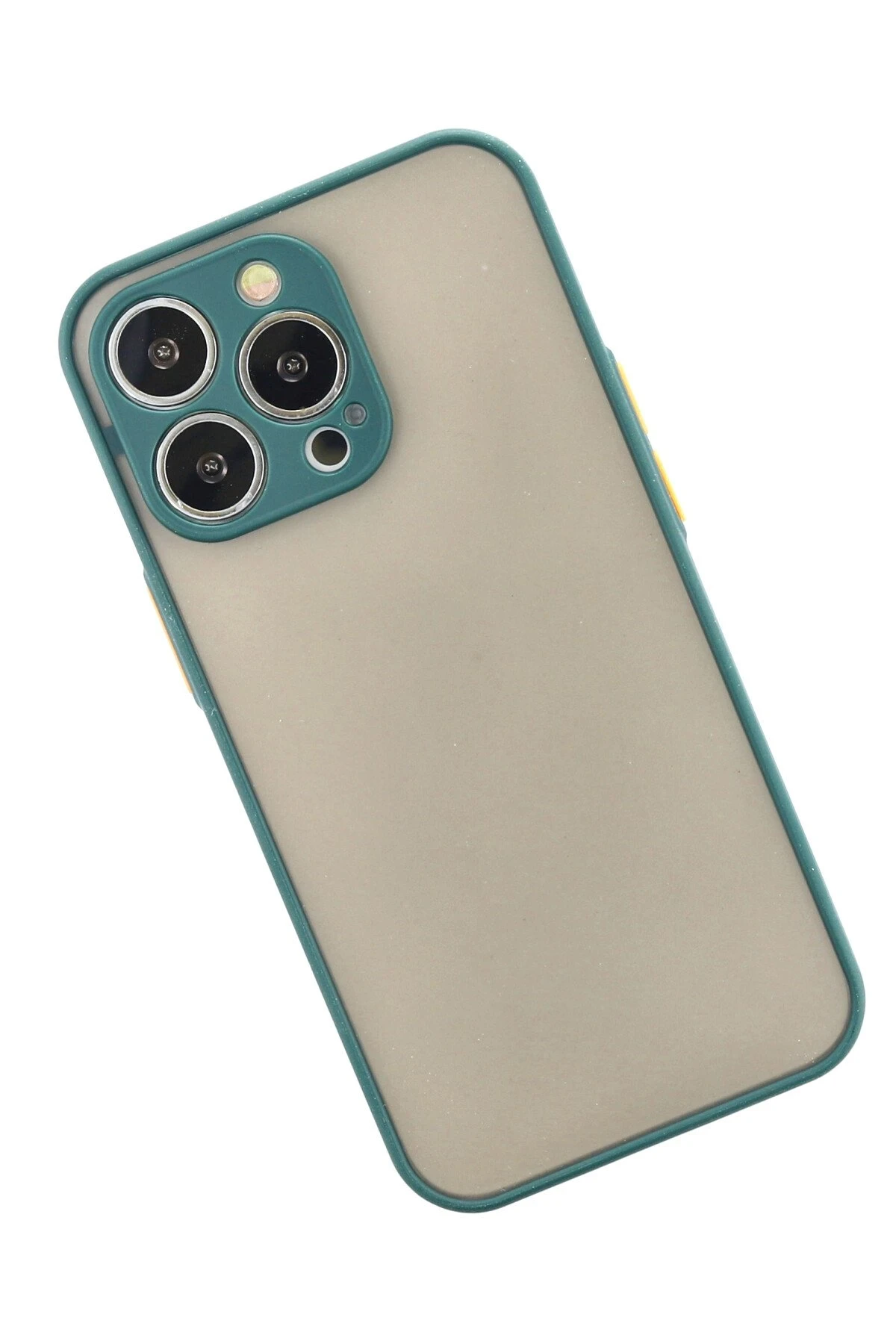 Newface iPhone 13 Pro Kılıf Montreal Silikon Kapak - Yeşil