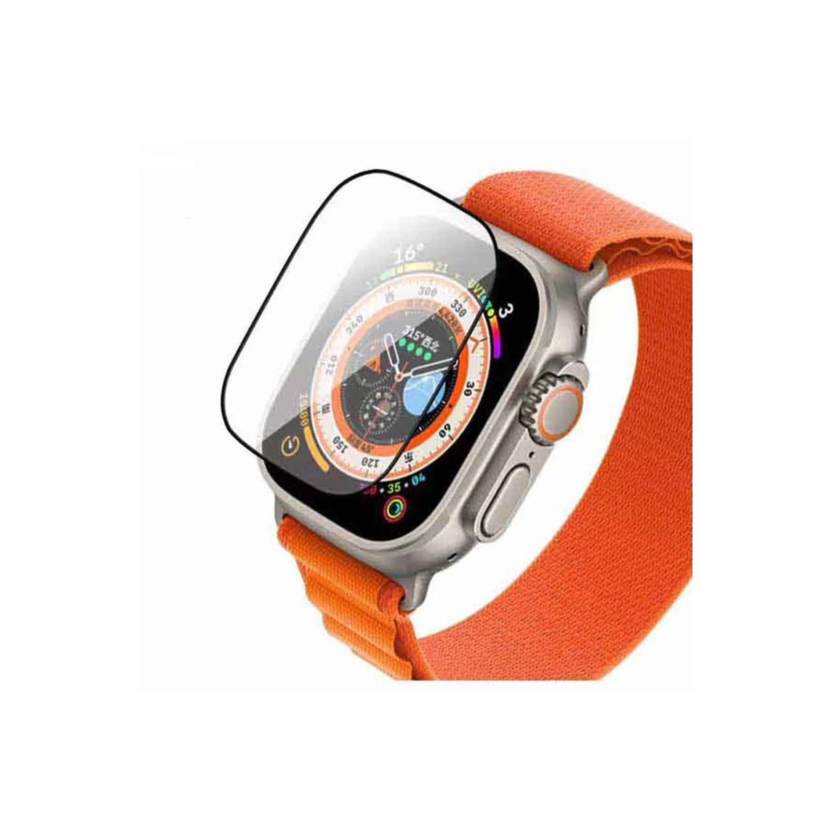 Newface Apple Watch Ultra 49mm Temperli Cam Ekran Koruyucu — görsel 7