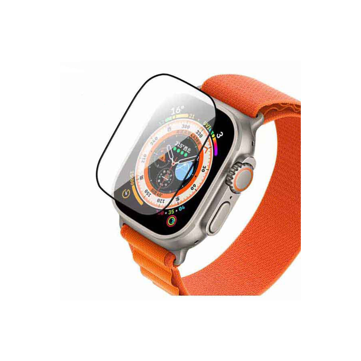 Newface Apple Watch Ultra 49mm Temperli Cam Ekran Koruyucu — görsel 11