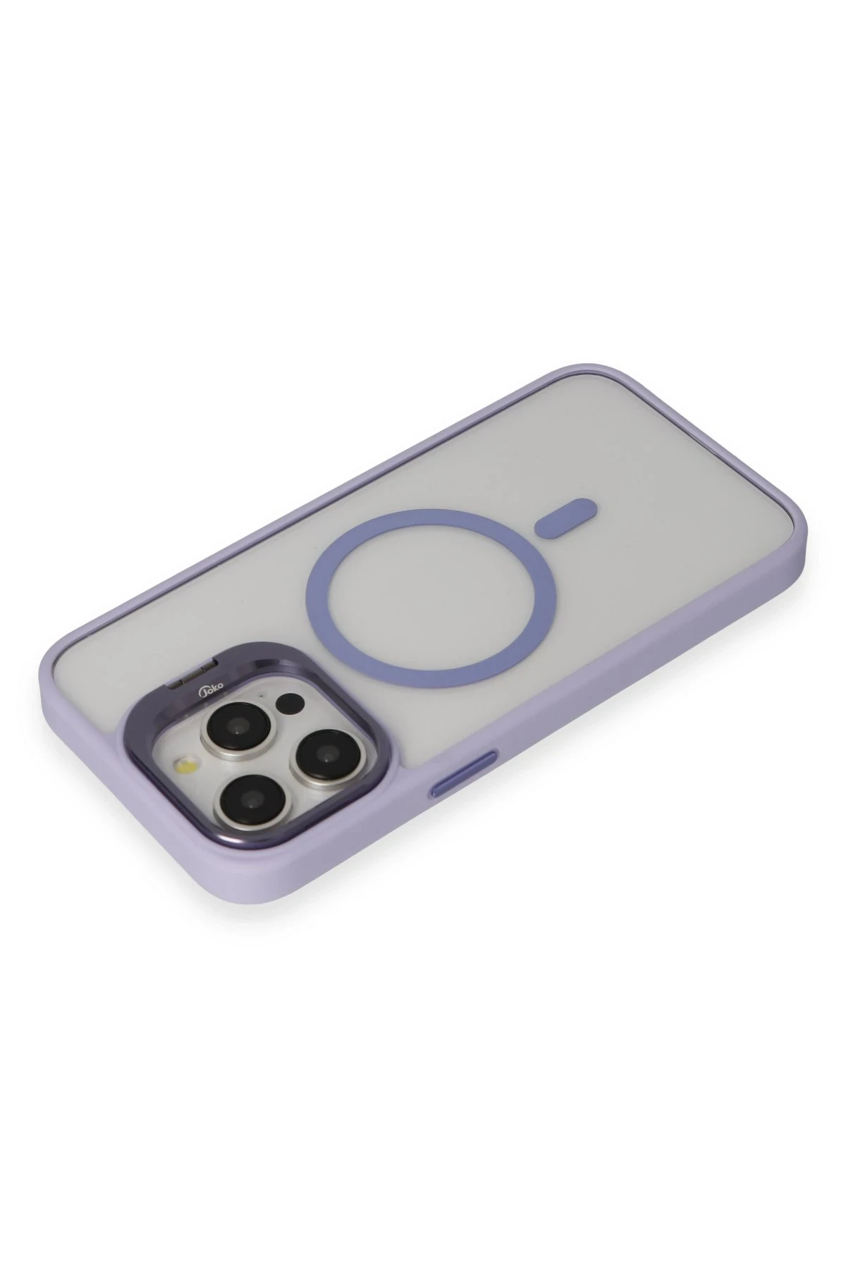 Joko iPhone 15 Pro Max Kılıf Roblox Lens Magsafe Standlı Kapak - Lila