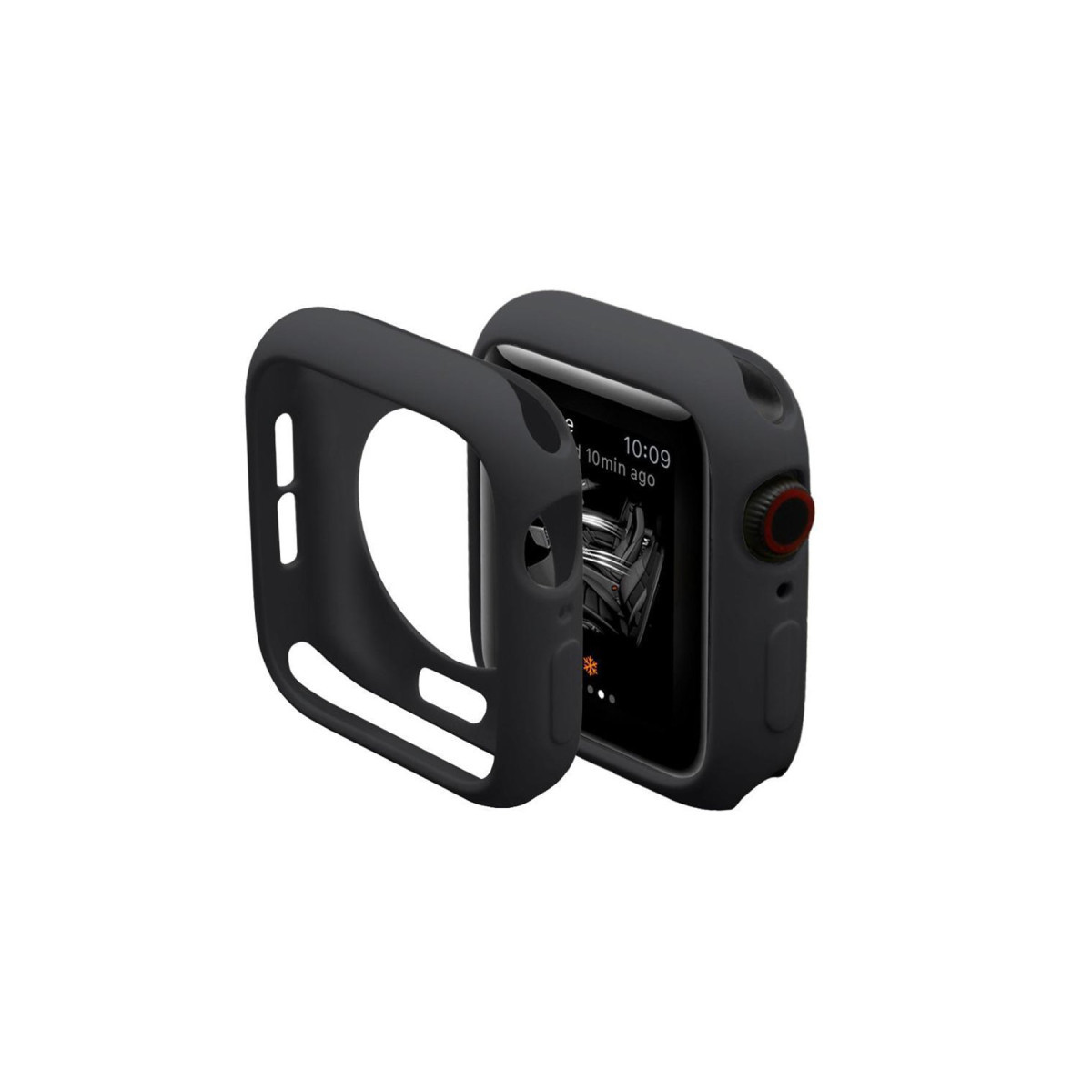 Newface Apple Watch 42mm Silikon Alt Kasa - Siyah — görsel 3