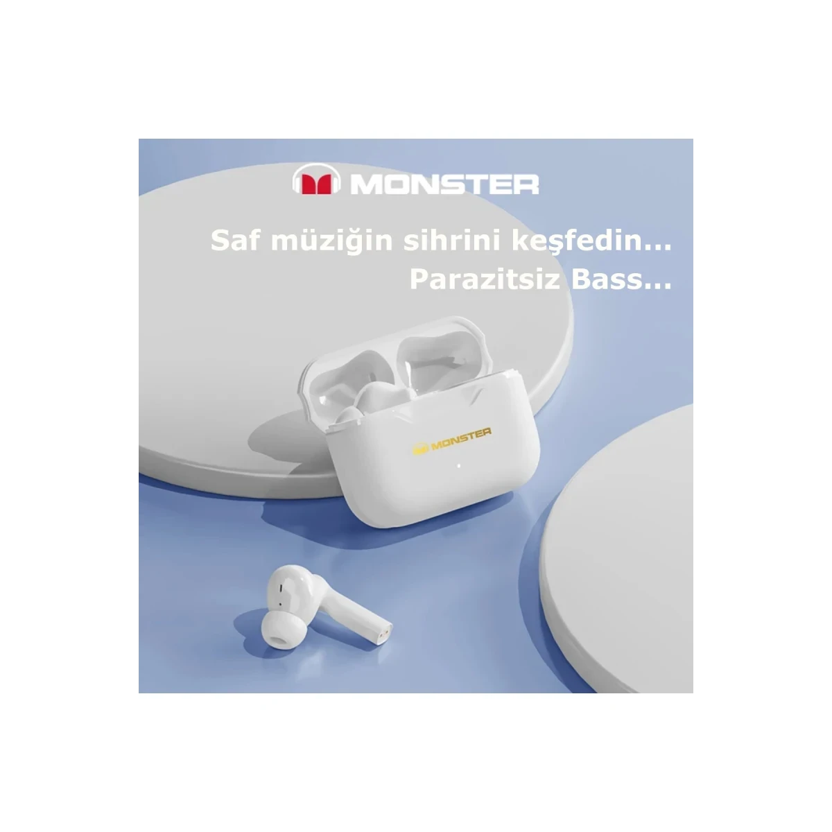 Newface Monster XKT02 Bluetooth Kulaklık - Beyaz — görsel 10