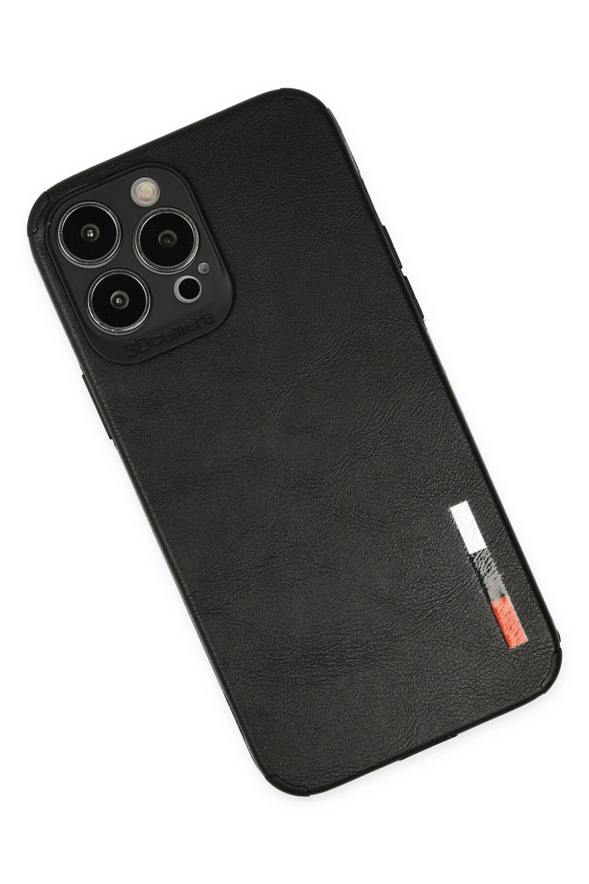 Newface iPhone 13 Pro Max Kılıf Loop Deri Silikon - Siyah