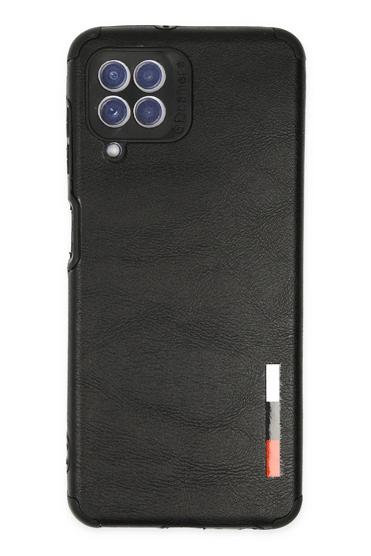 Newface Samsung Galaxy A22 Kılıf Loop Deri Silikon - Siyah