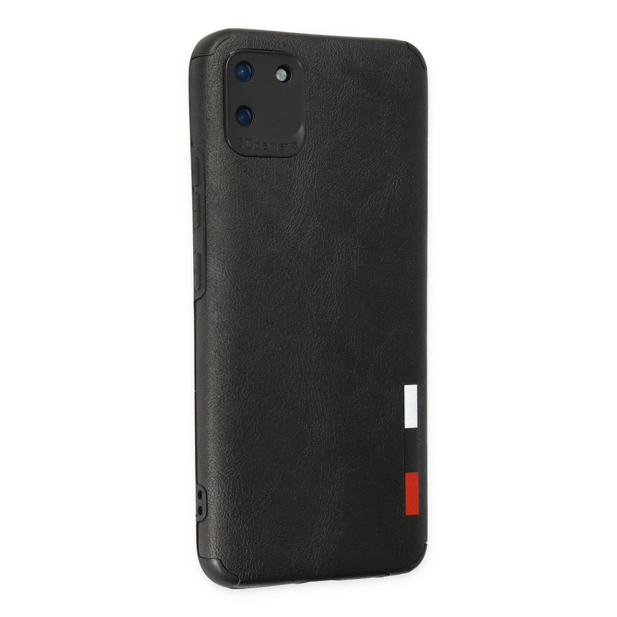 Newface Realme C11 Kılıf Loop Deri Silikon - Siyah — görsel 5