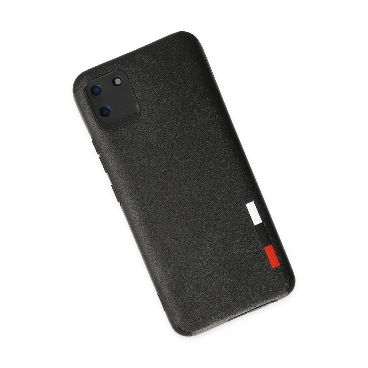 Newface Realme C11 Kılıf Loop Deri Silikon - Siyah — görsel 6