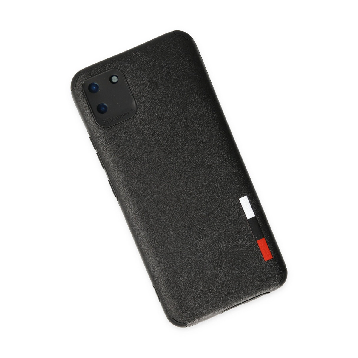 Newface Realme C11 Kılıf Loop Deri Silikon - Siyah — görsel 9