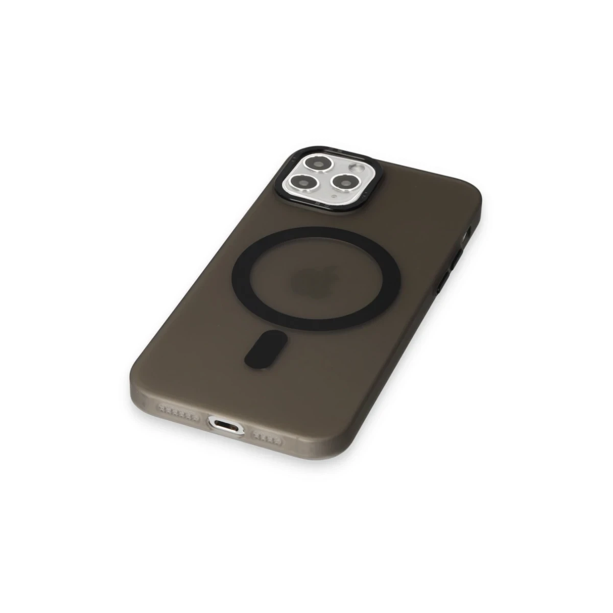 Newface Apple iPhone 11 Pro Kılıf Lodos Magneticsafe Mat Kapak - Siyah — görsel 7
