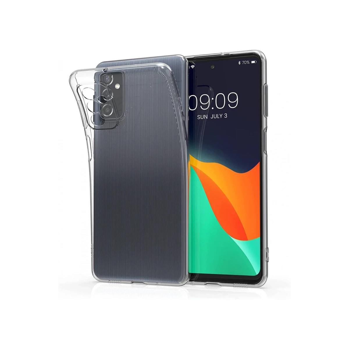 Newface Samsung Galaxy M52 5G Kılıf Lüx Şeffaf Silikon — görsel 5