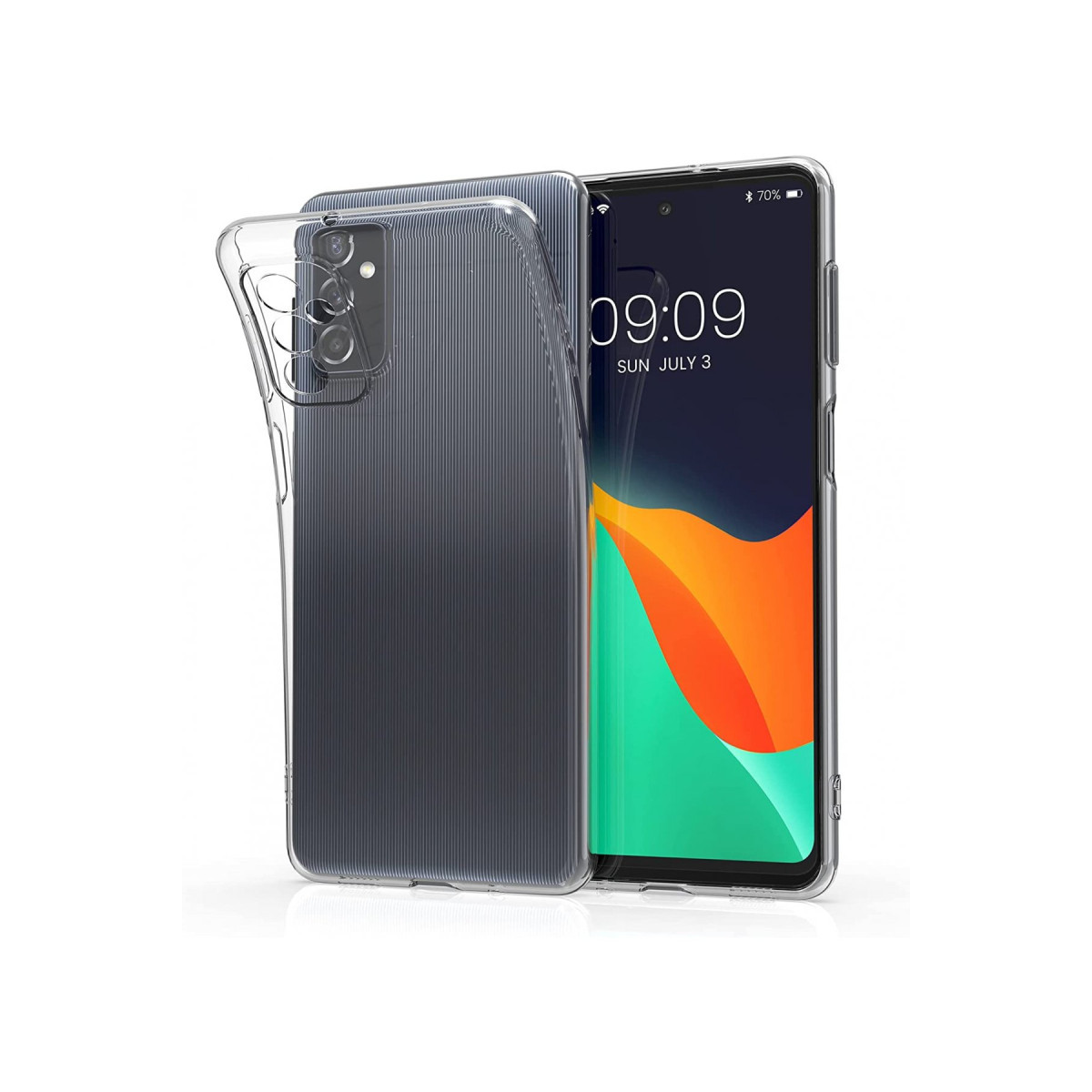 Newface Samsung Galaxy M52 5G Kılıf Lüx Şeffaf Silikon — görsel 9