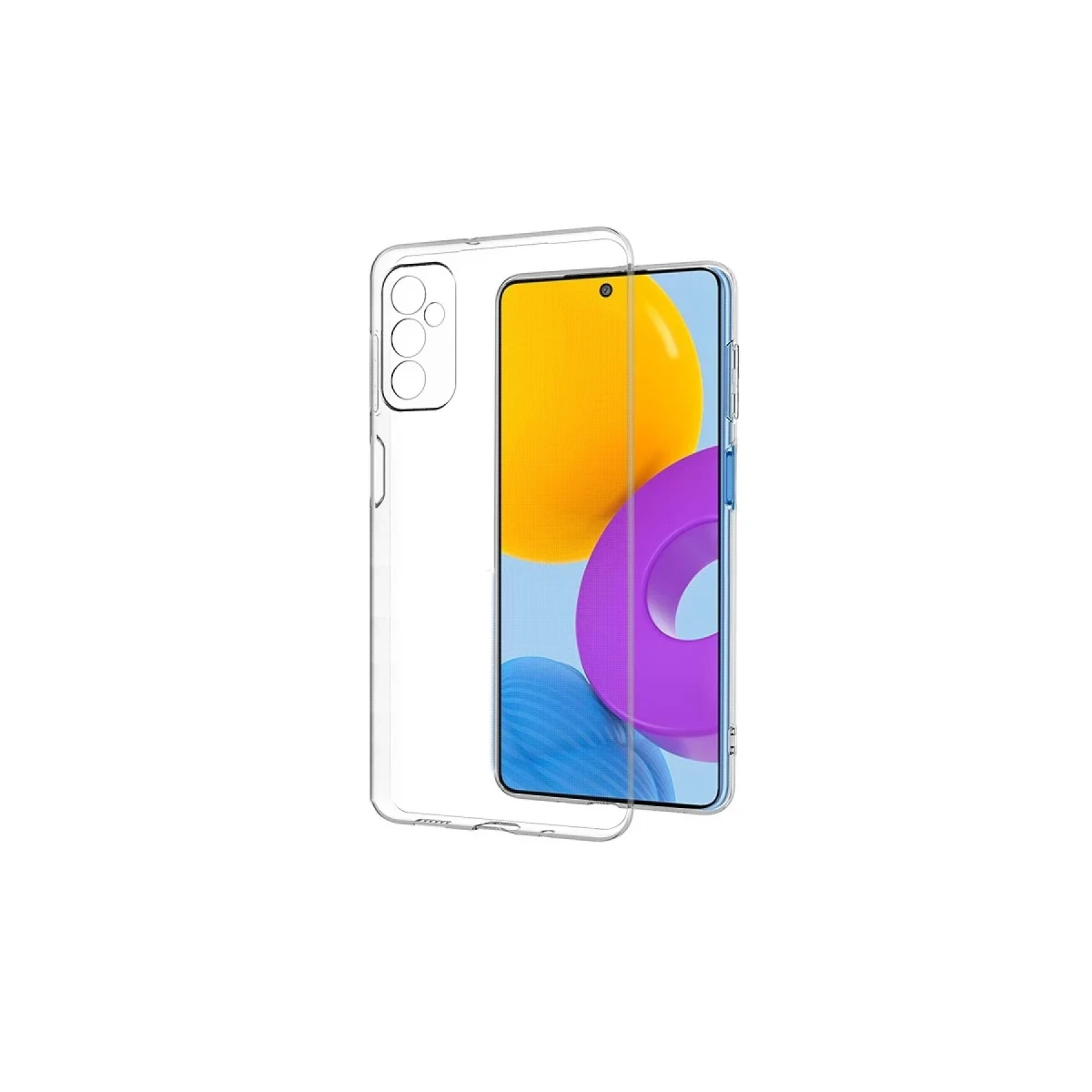 Newface Samsung Galaxy M52 5G Kılıf Lüx Şeffaf Silikon — görsel 8