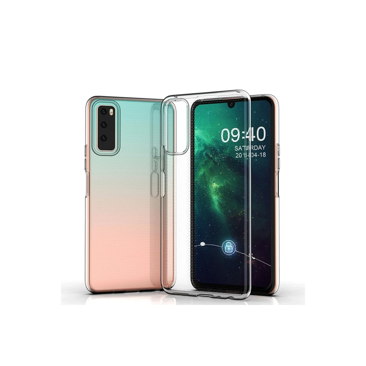 Newface Vivo Y53S Kılıf Lüx Şeffaf Silikon — görsel 6