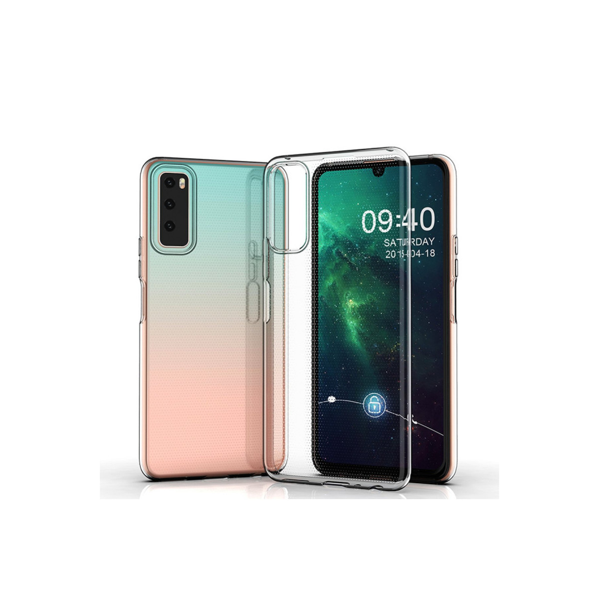 Newface Vivo Y53S Kılıf Lüx Şeffaf Silikon — görsel 9