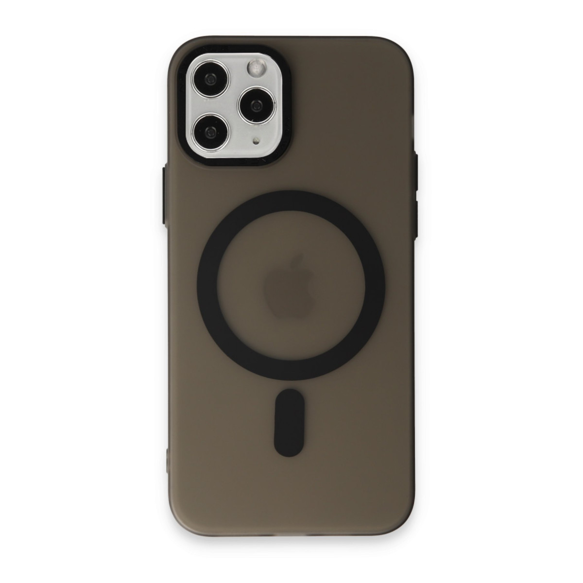 Newface Apple iPhone 11 Pro Max Kılıf Lodos Magneticsafe Mat Kapak - Siyah — görsel 9