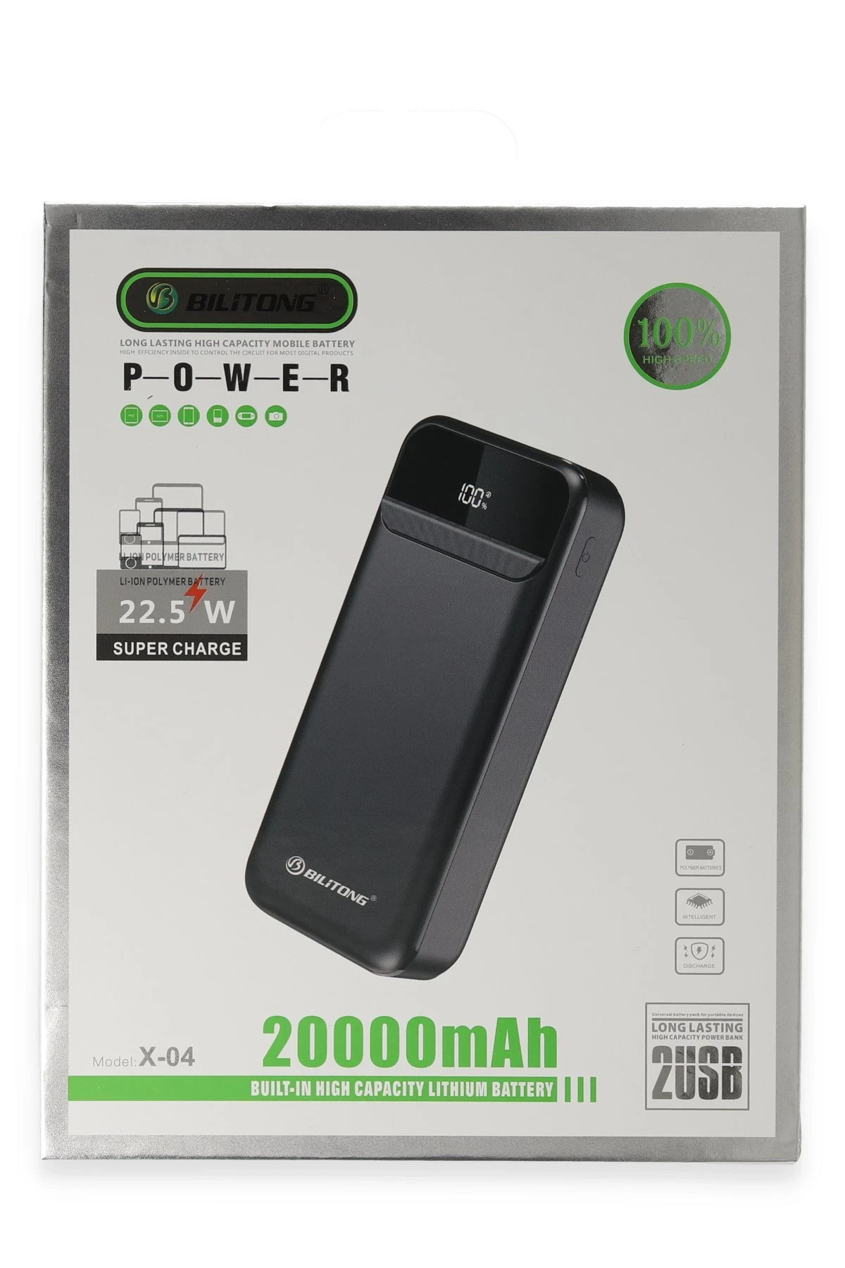 Newface X04 20.000 mAh Powerbank - Siyah — görsel 5