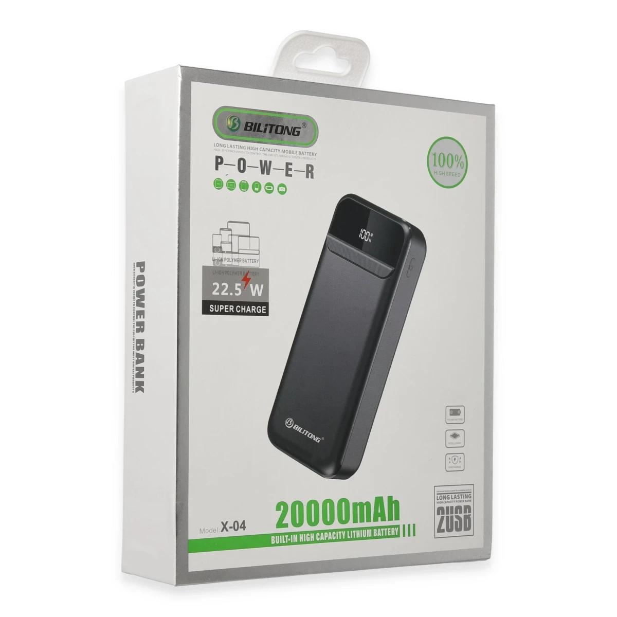 Newface X04 20.000 mAh Powerbank - Siyah