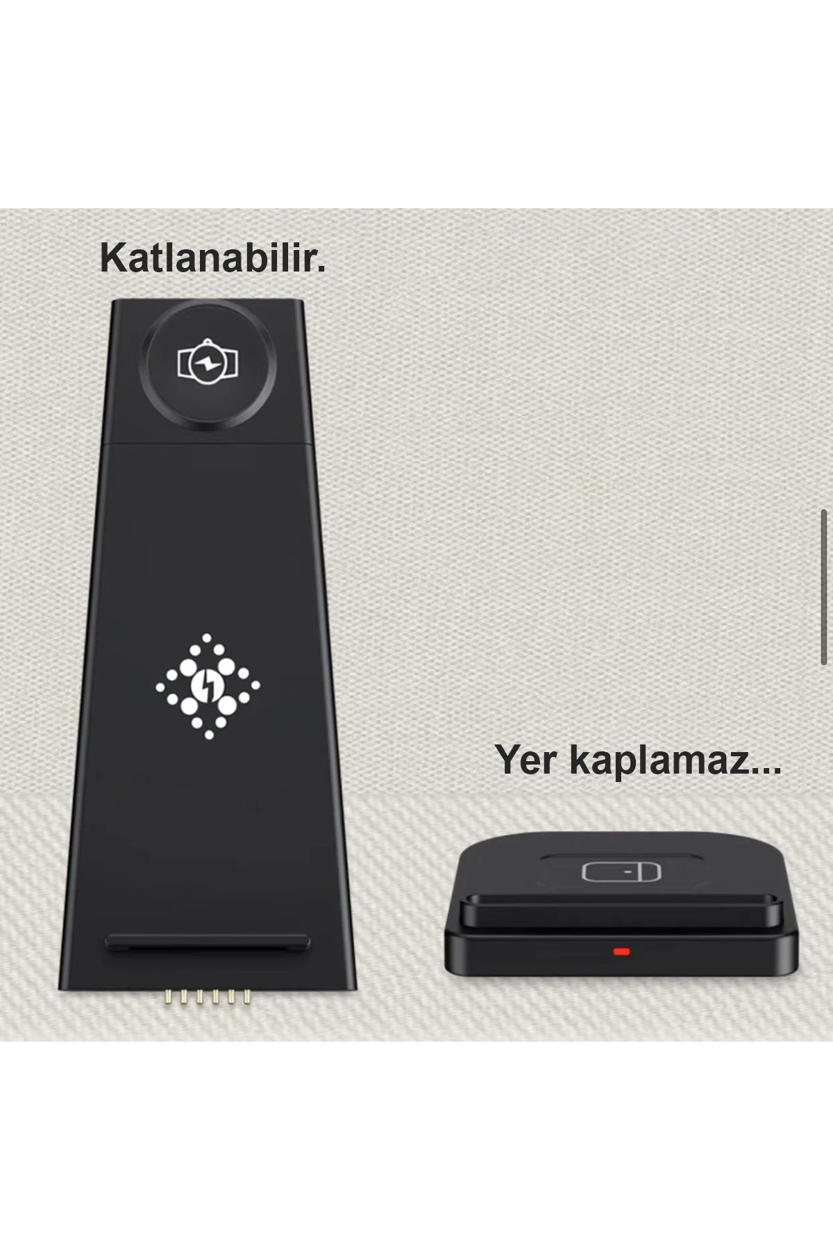 Newface B12S Samsung Kablosuz Şarj Masaüstü Set - Siyah — görsel 4