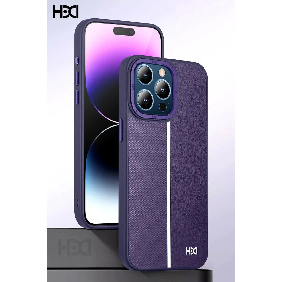HDD Apple iPhone 15 Pro Max Kılıf HBC-155 Lizbon Kapak - Lacivert