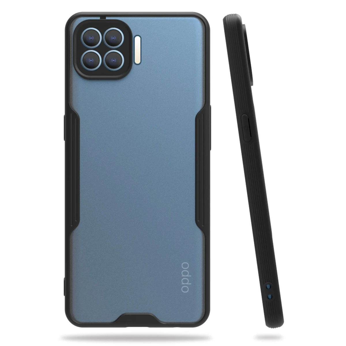 Newface Oppo Reno 4 Lite Kılıf Platin Silikon - Siyah — görsel 2