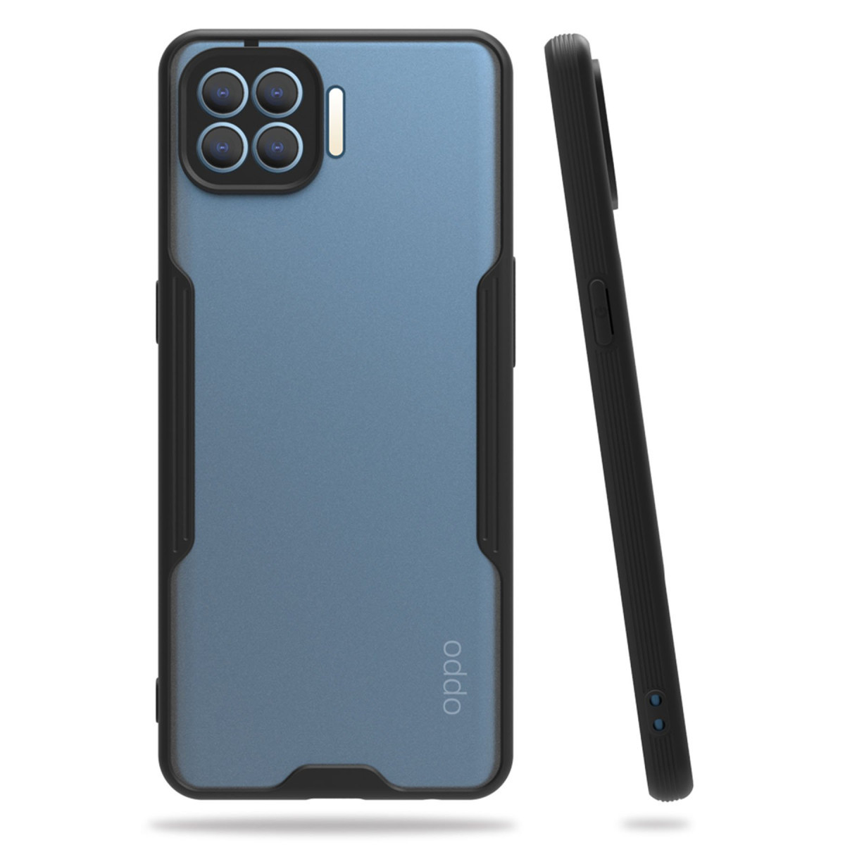 Newface Oppo Reno 4 Lite Kılıf Platin Silikon - Siyah — görsel 3