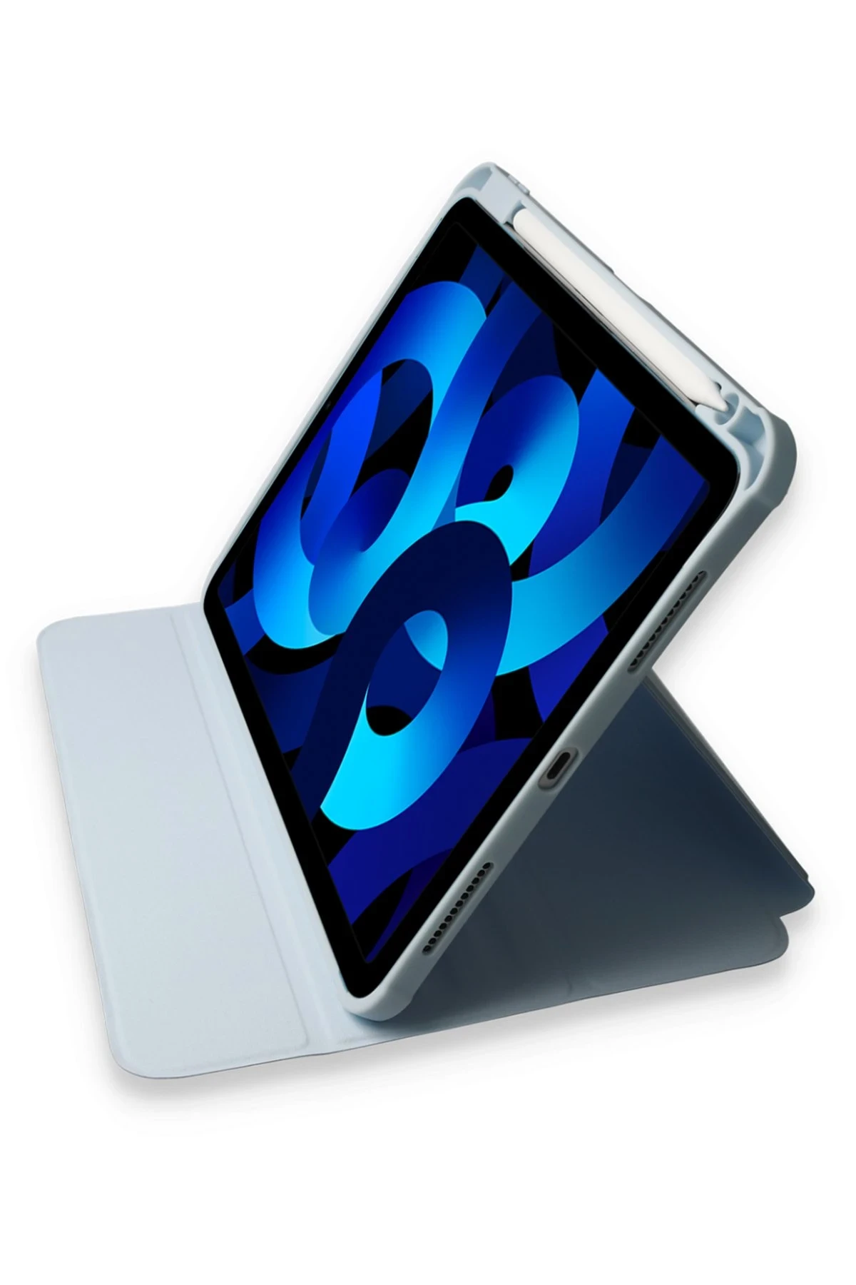 Newface iPad Pro 11 (2021) Kılıf Starling 360 Kalemlikli Tablet Kılıf - Mavi