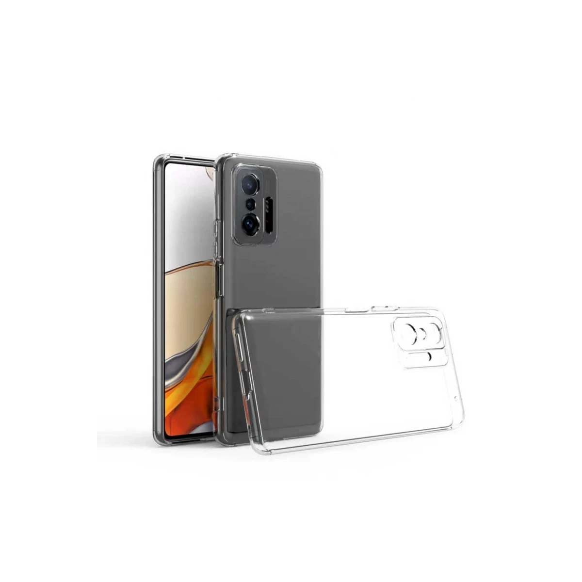 Newface Xiaomi Mi 11T Pro Kılıf Lüx Şeffaf Silikon — görsel 5