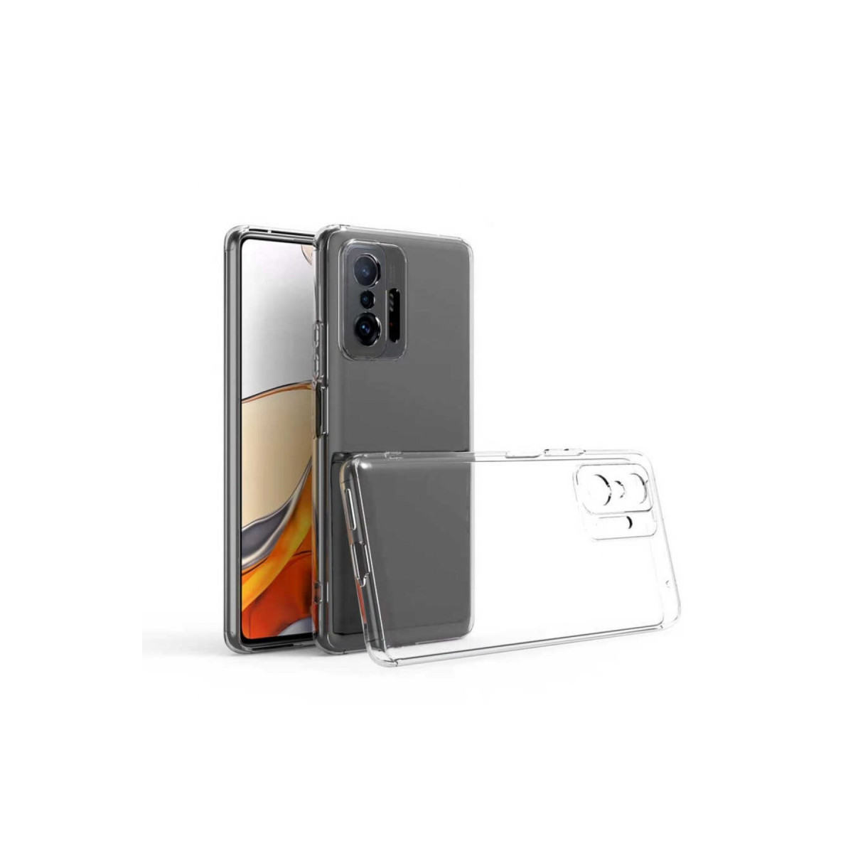 Newface Xiaomi Mi 11T Pro Kılıf Lüx Şeffaf Silikon — görsel 8