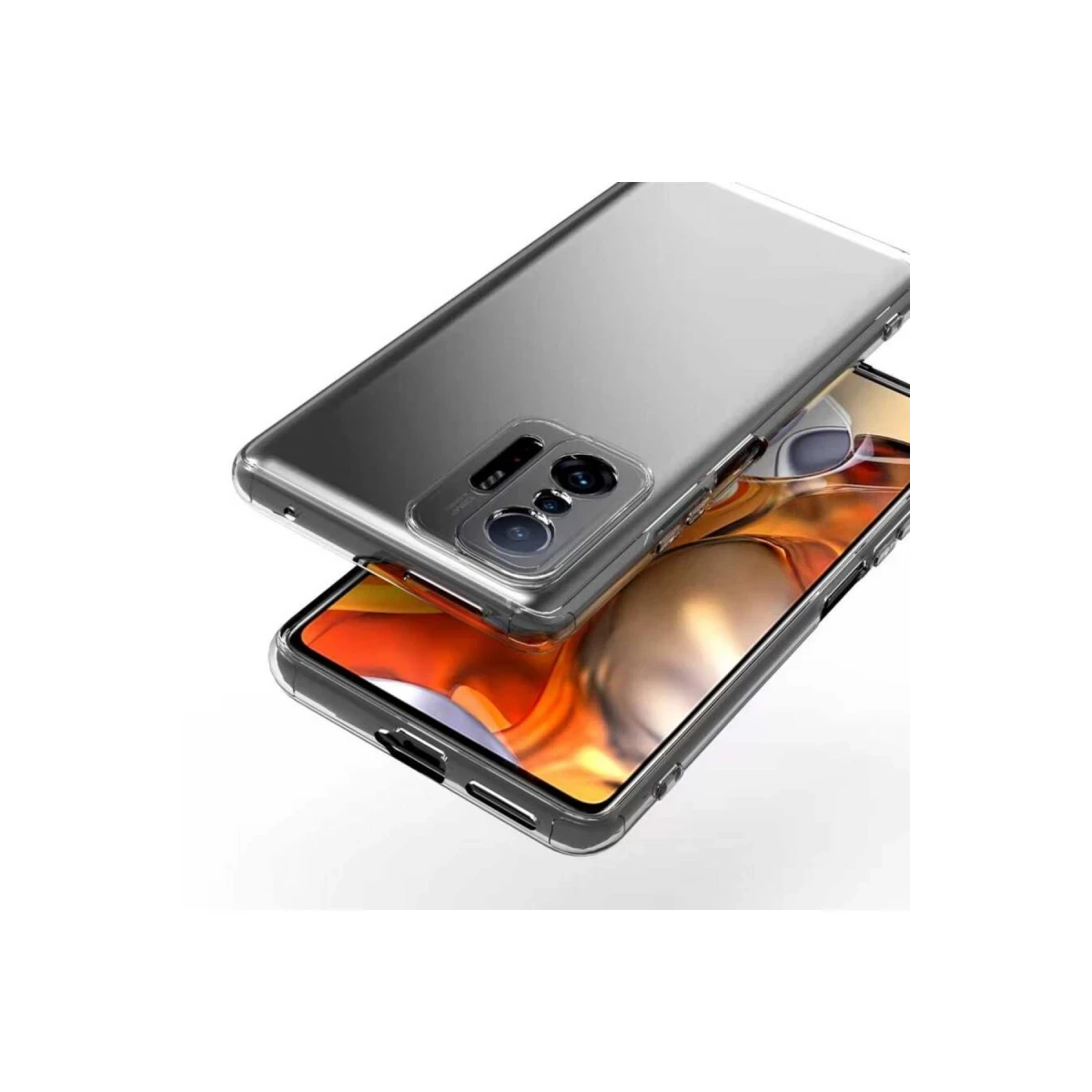 Newface Xiaomi Mi 11T Pro Kılıf Lüx Şeffaf Silikon — görsel 6
