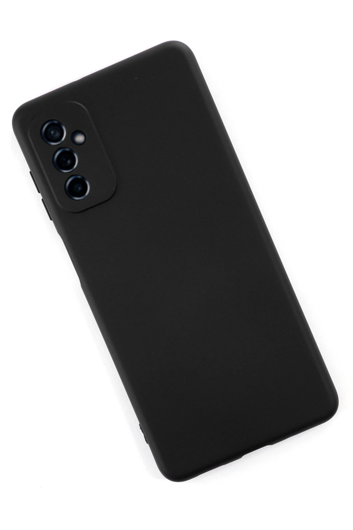 Newface Samsung Galaxy M52 5G Kılıf Nano içi Kadife Silikon - Siyah — görsel 2