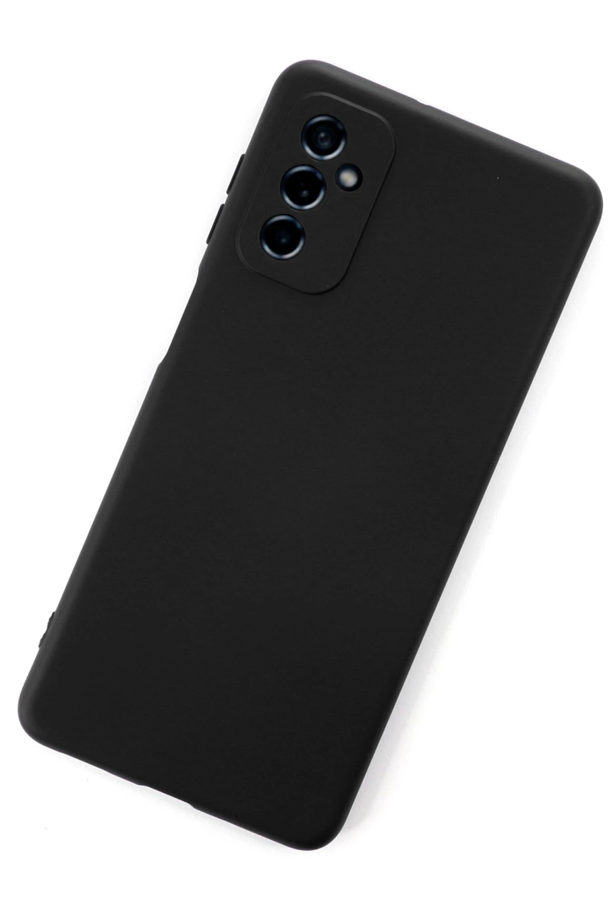 Newface Samsung Galaxy M52 5G Kılıf Nano içi Kadife Silikon - Siyah — görsel 3