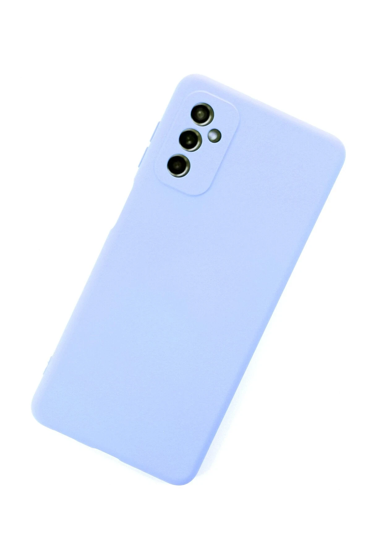 Newface Samsung Galaxy M52 5G Kılıf Nano içi Kadife Silikon - Lila