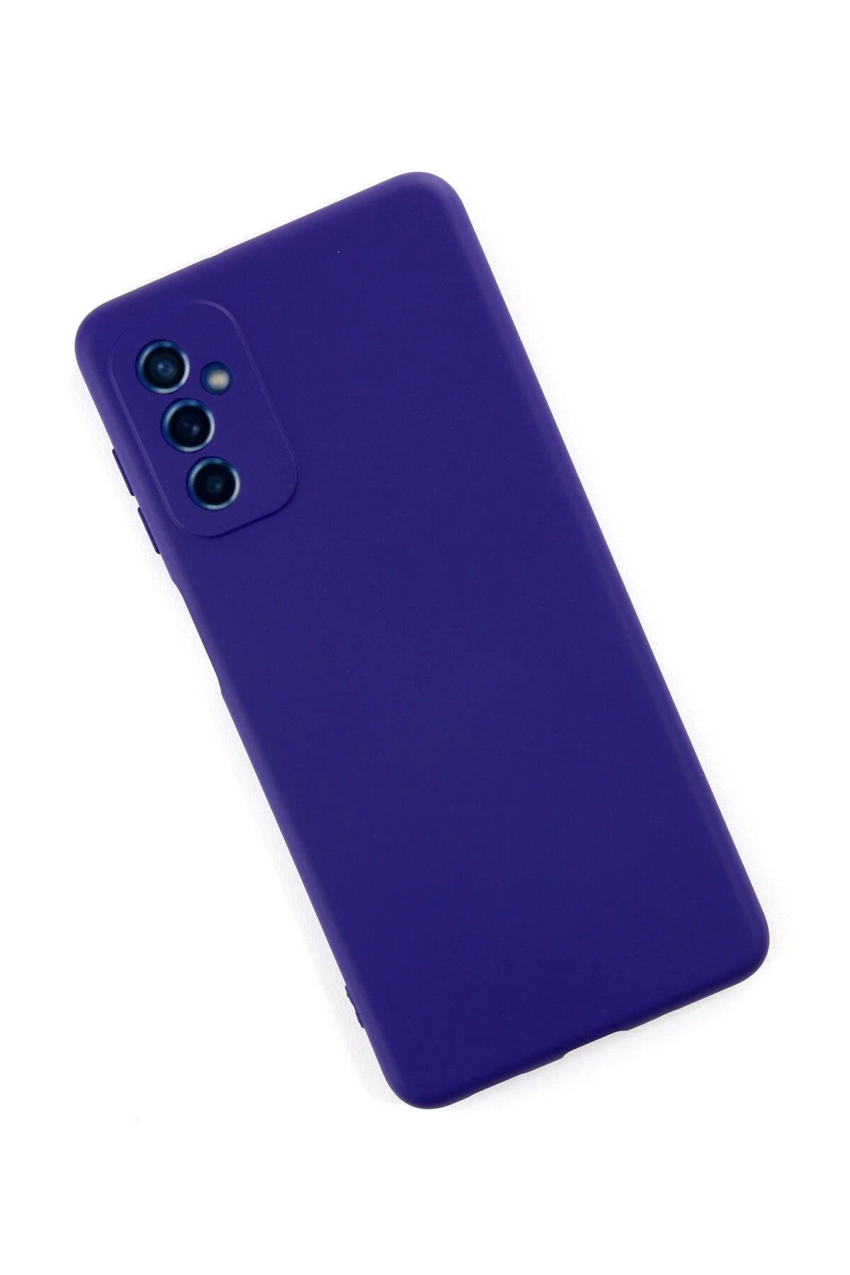 Newface Samsung Galaxy M52 5G Kılıf Nano içi Kadife Silikon - Mor