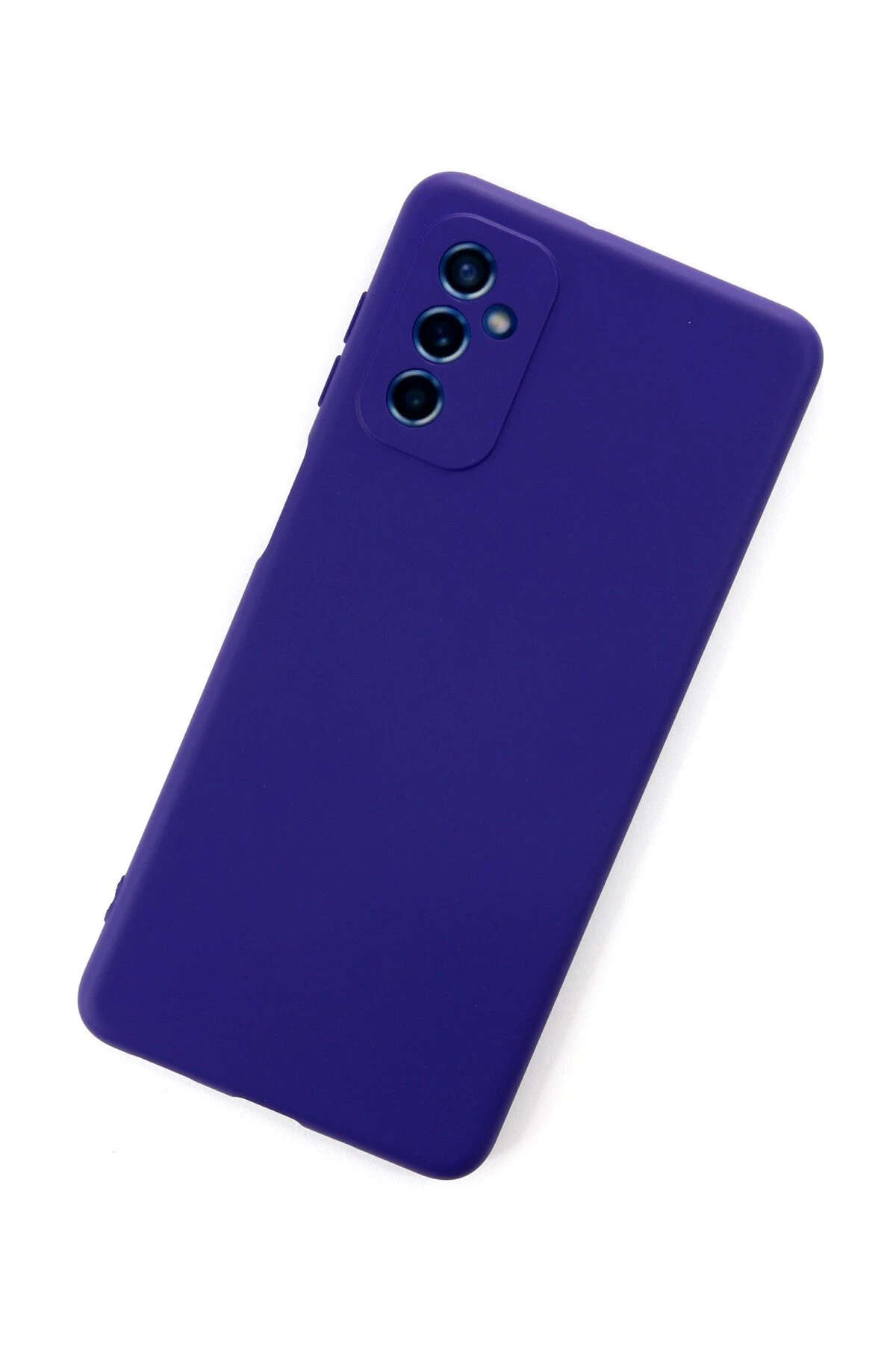 Newface Samsung Galaxy M52 5G Kılıf Nano içi Kadife Silikon - Mor