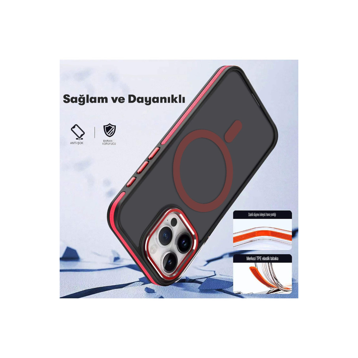Joko Apple iPhone 14 Pro Max Winner Magsafe Kapak - Siyah — görsel 12