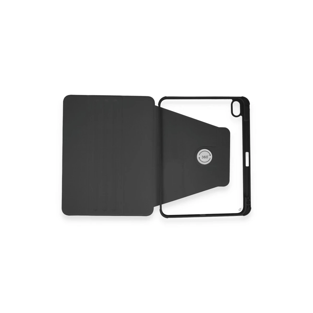 Newface Apple iPad 2022 10.9 (10.nesil) Kılıf Starling 360 Kalemlikli Tablet Kılıf - Siyah — görsel 11