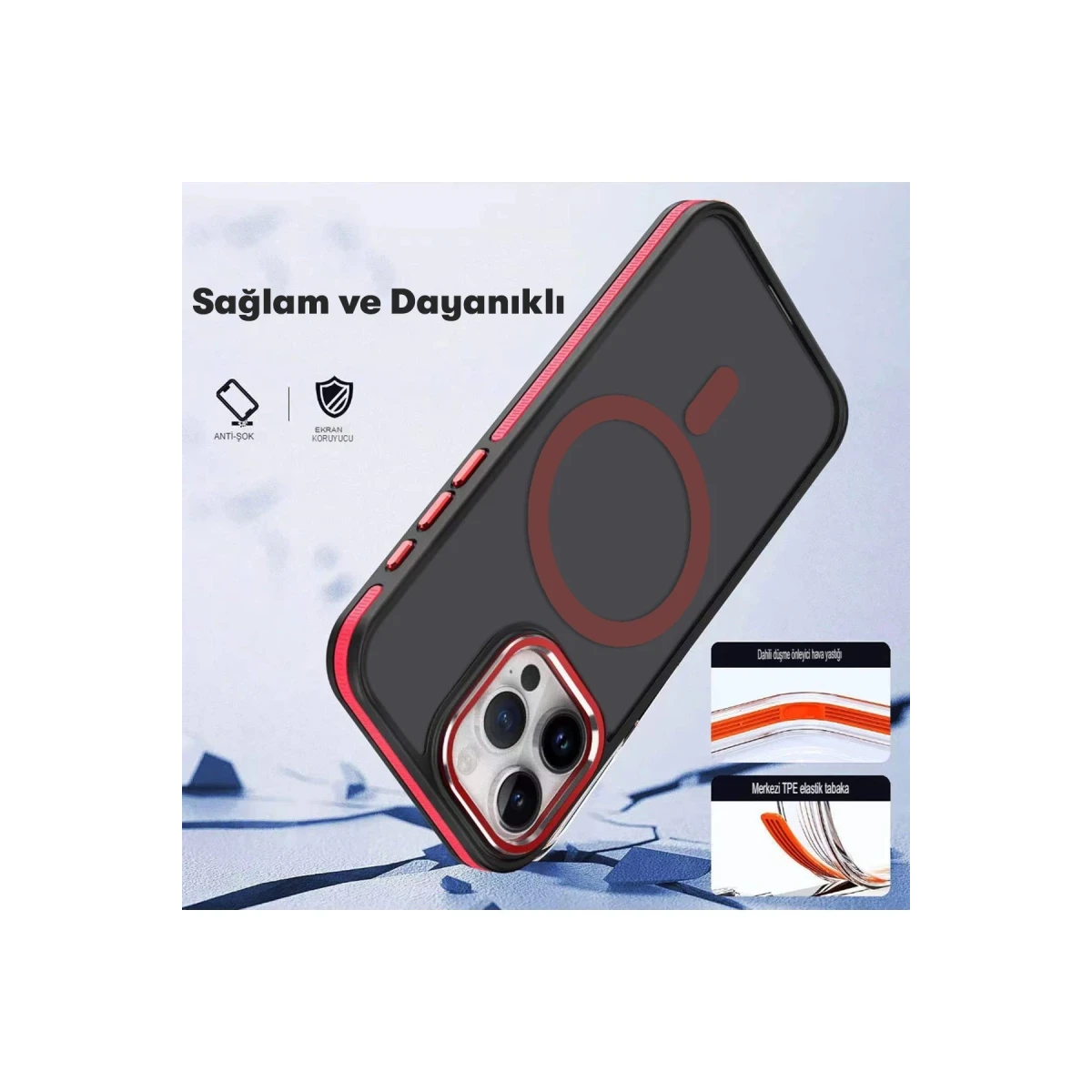 Joko Apple iPhone 15 Winner Magsafe Kapak - Siyah — görsel 11