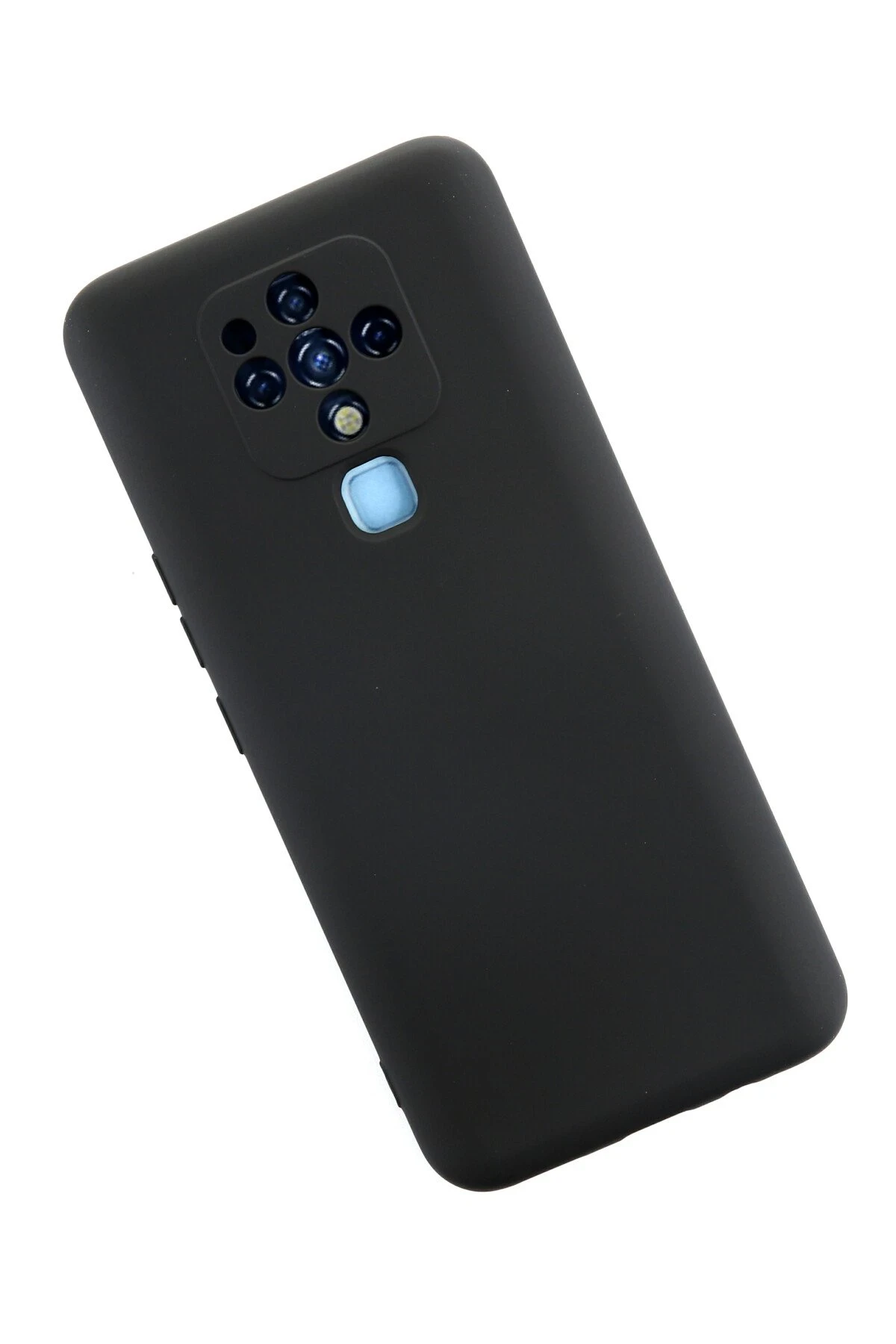 Newface Tecno Camon 16 Kılıf Nano içi Kadife Silikon - Siyah