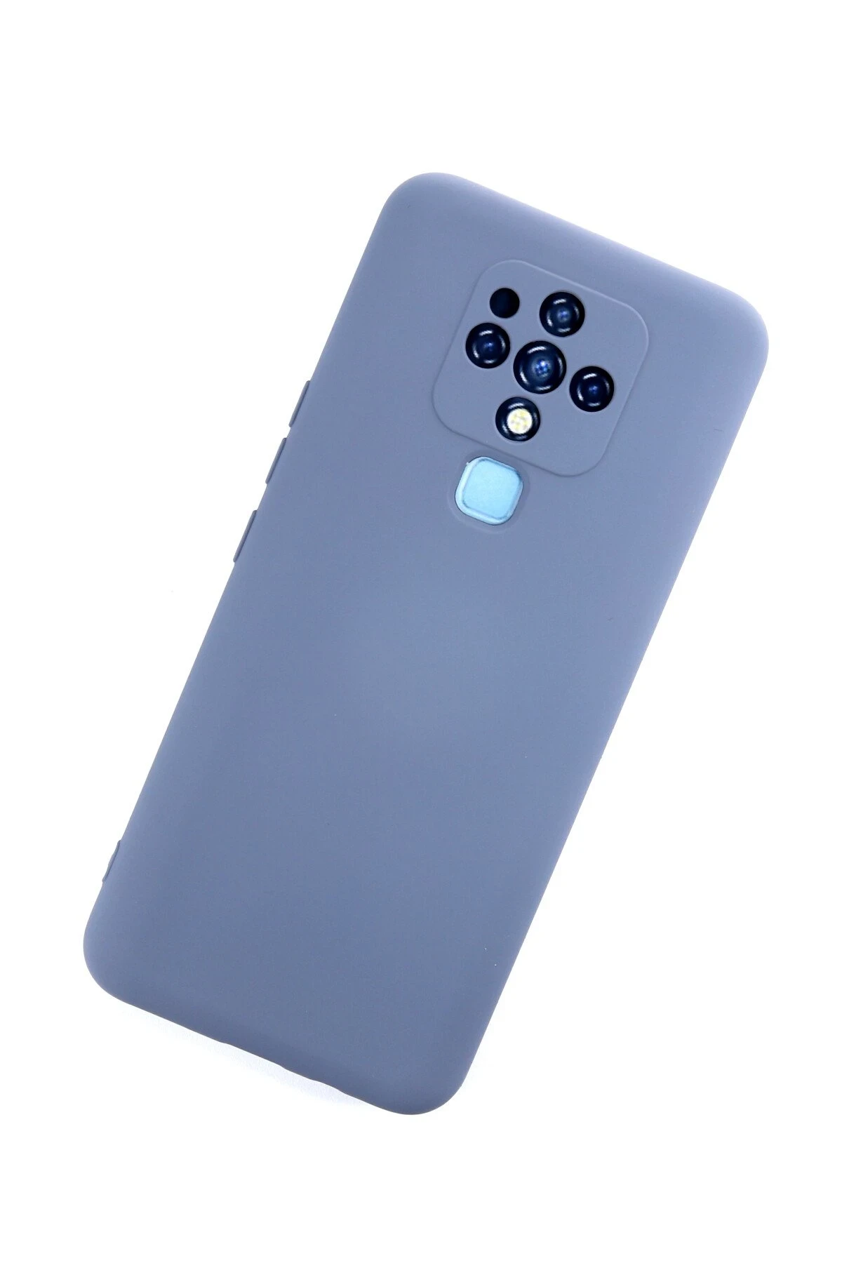Newface Tecno Camon 16 Kılıf Nano içi Kadife Silikon - Gri