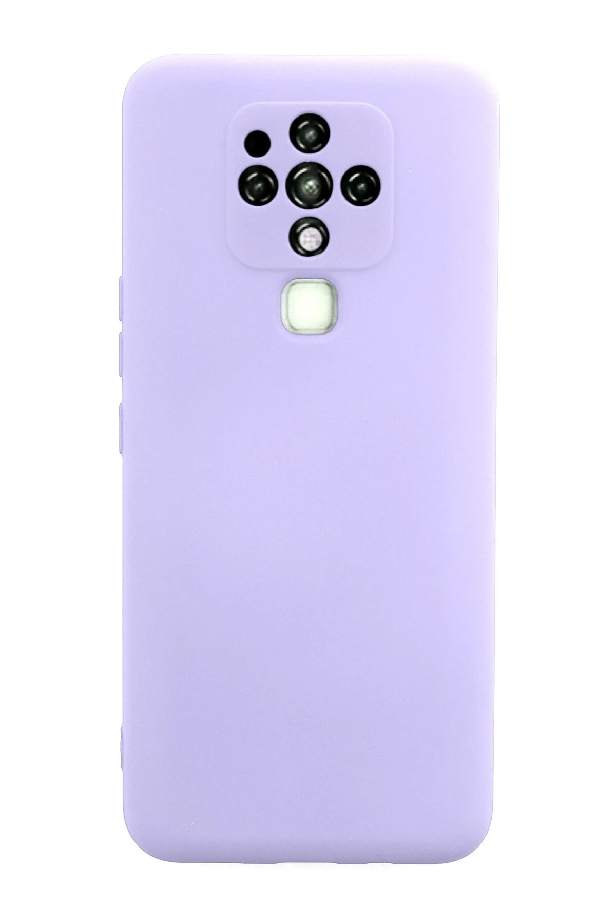 Newface Tecno Camon 16 Kılıf Nano içi Kadife Silikon - Lila