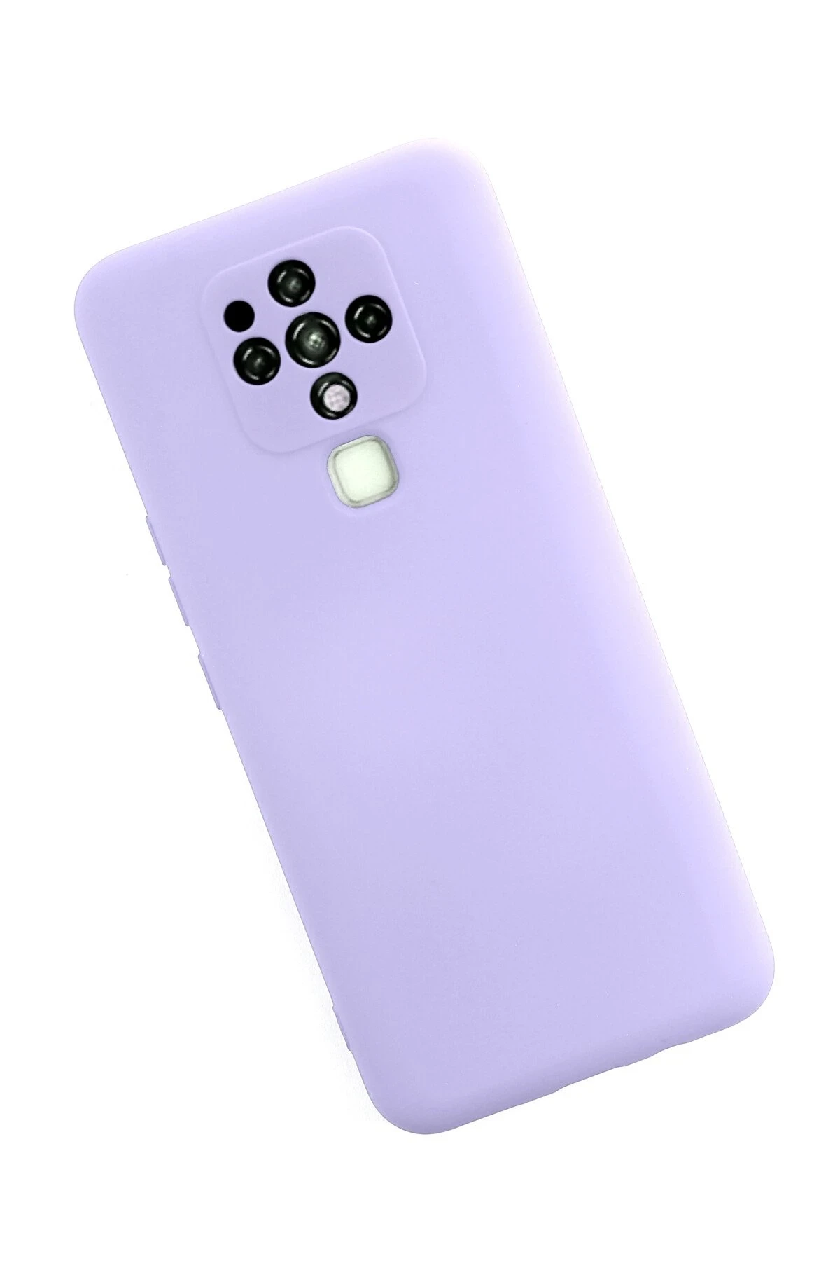 Newface Tecno Camon 16 Kılıf Nano içi Kadife Silikon - Lila