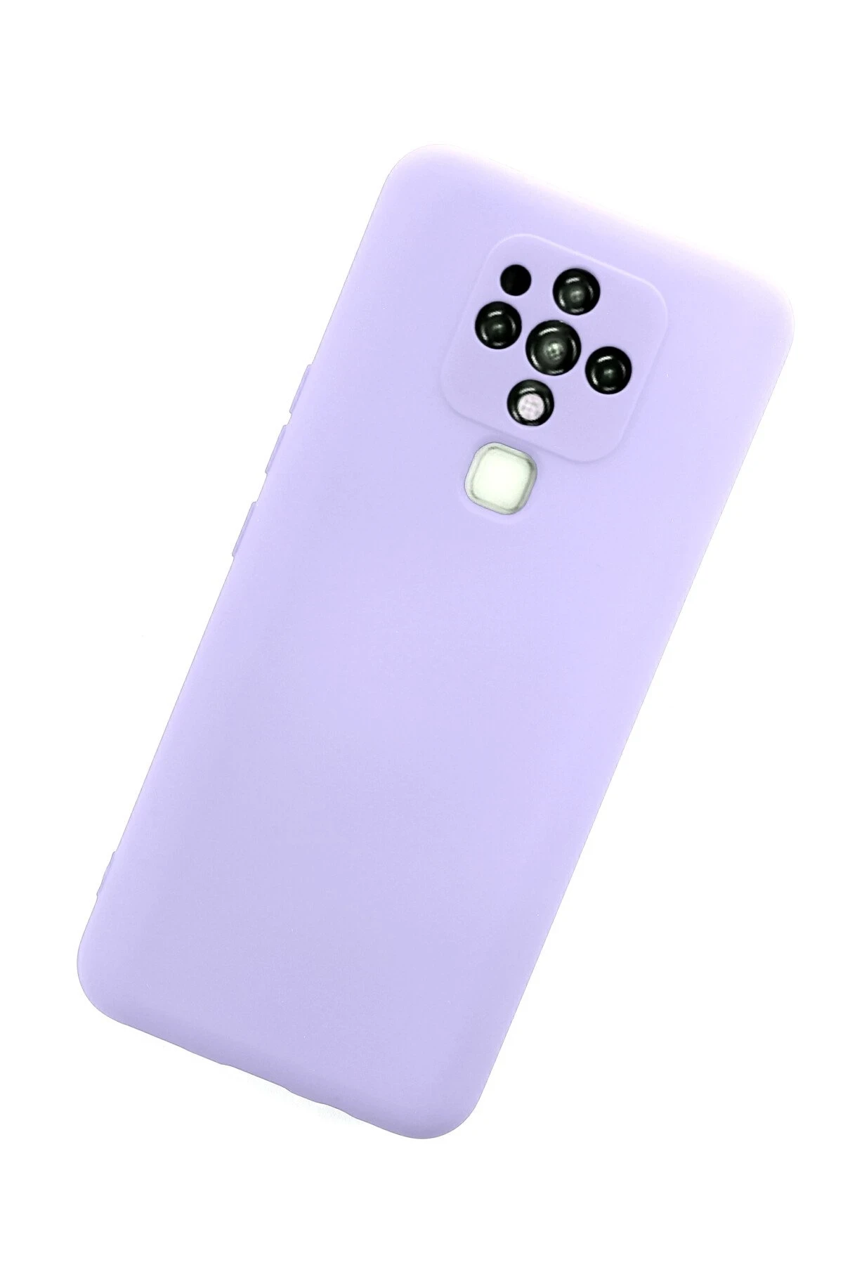 Newface Tecno Camon 16 Kılıf Nano içi Kadife Silikon - Lila