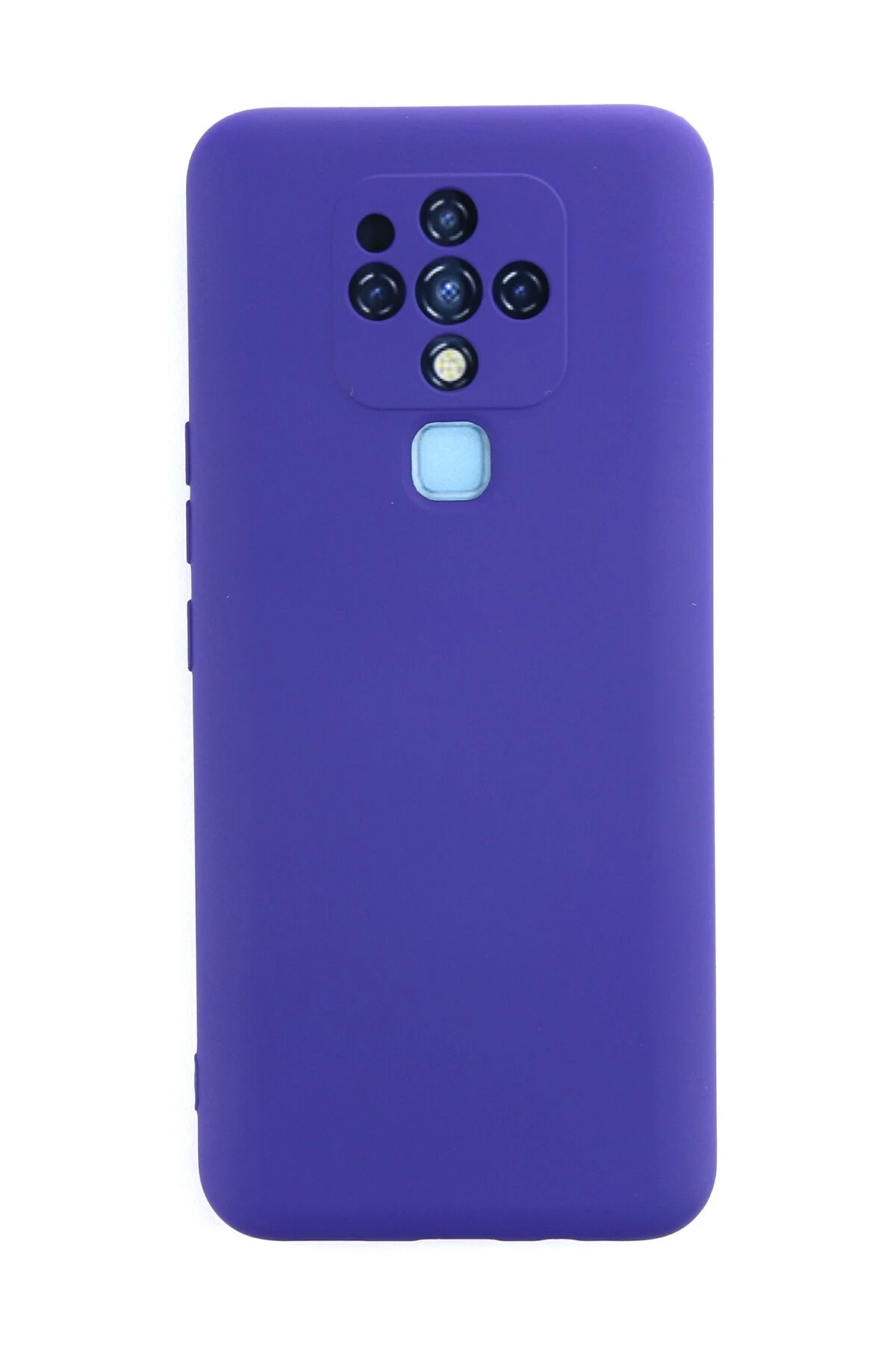 Newface Tecno Camon 16 Kılıf Nano içi Kadife Silikon - Mor