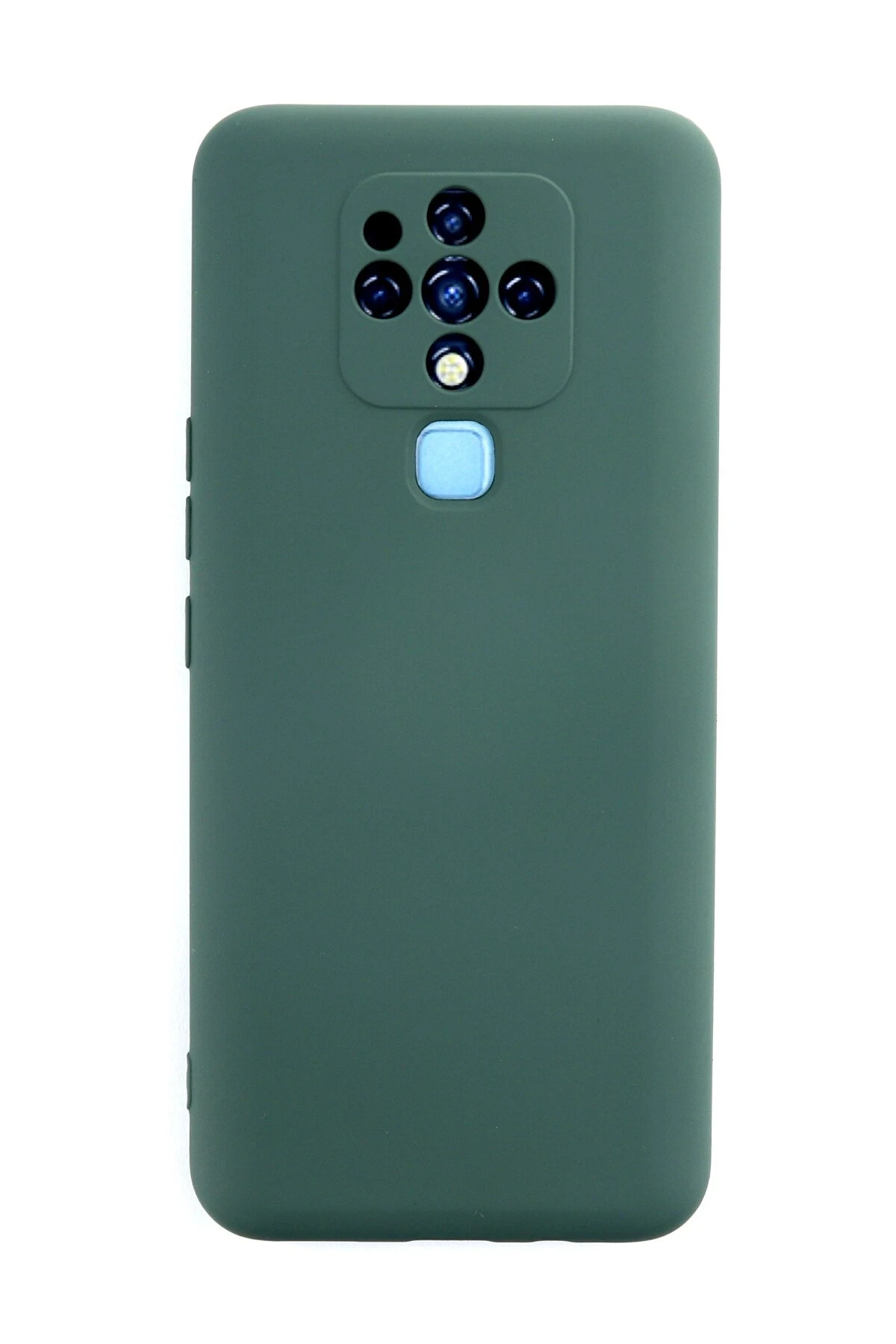 Newface Tecno Camon 16 Kılıf Nano içi Kadife Silikon - Koyu Yeşil